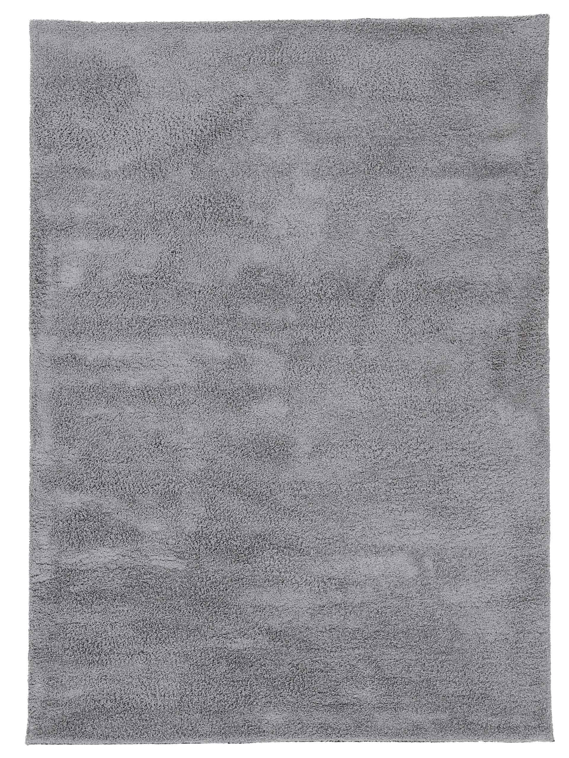 Hochflorteppich Silky Hellgrau