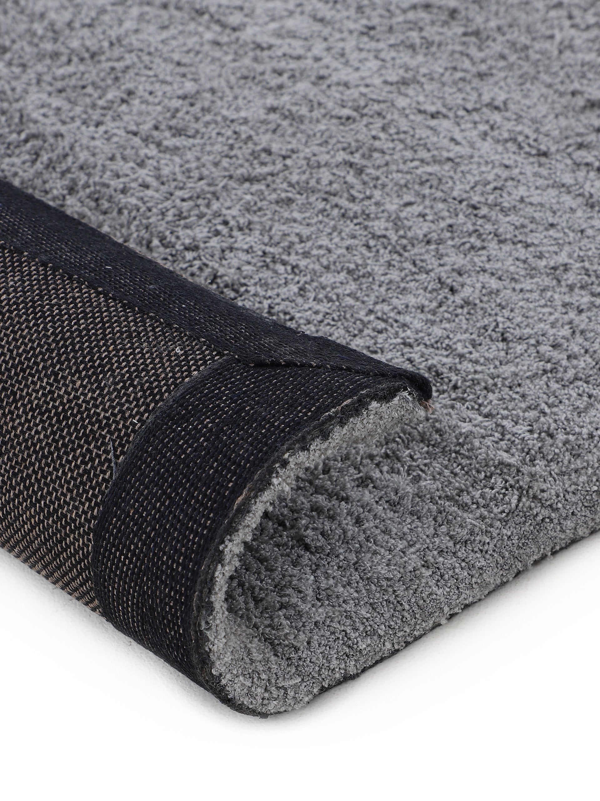 Hochflorteppich Silky Hellgrau