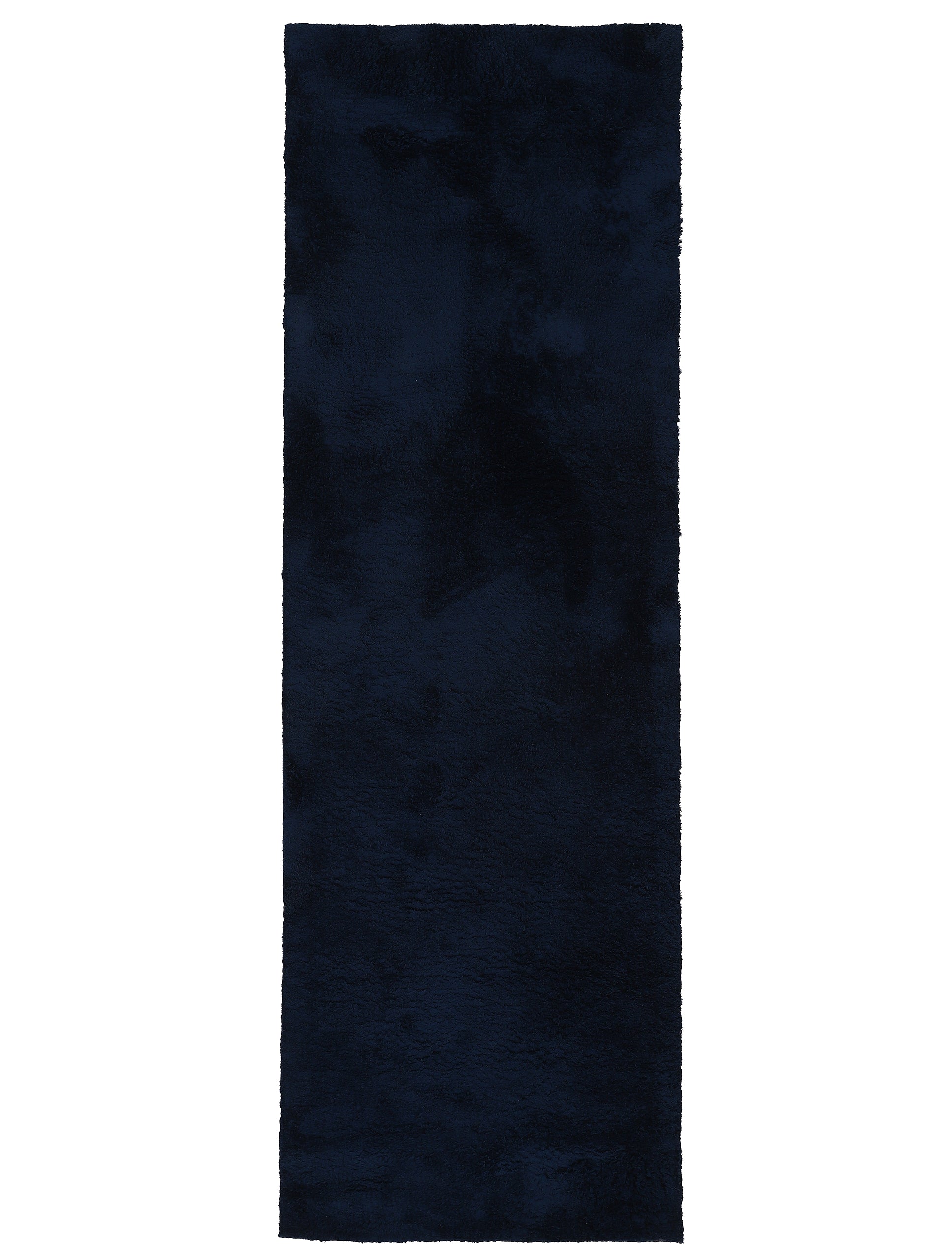 Hochflorteppich Silky Läufer Blau