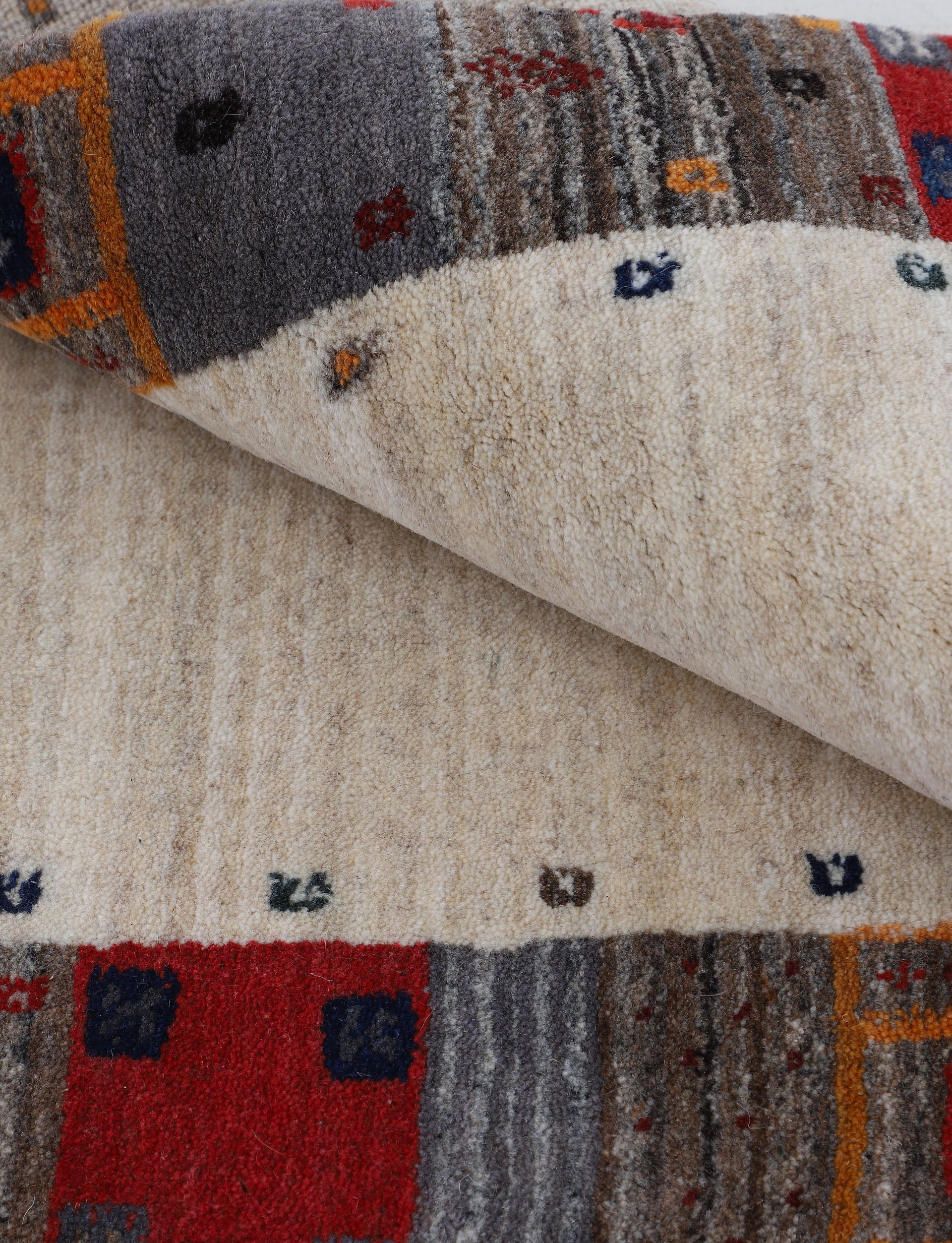 Wollteppich Gabbeh Vida Läufer Multicolor