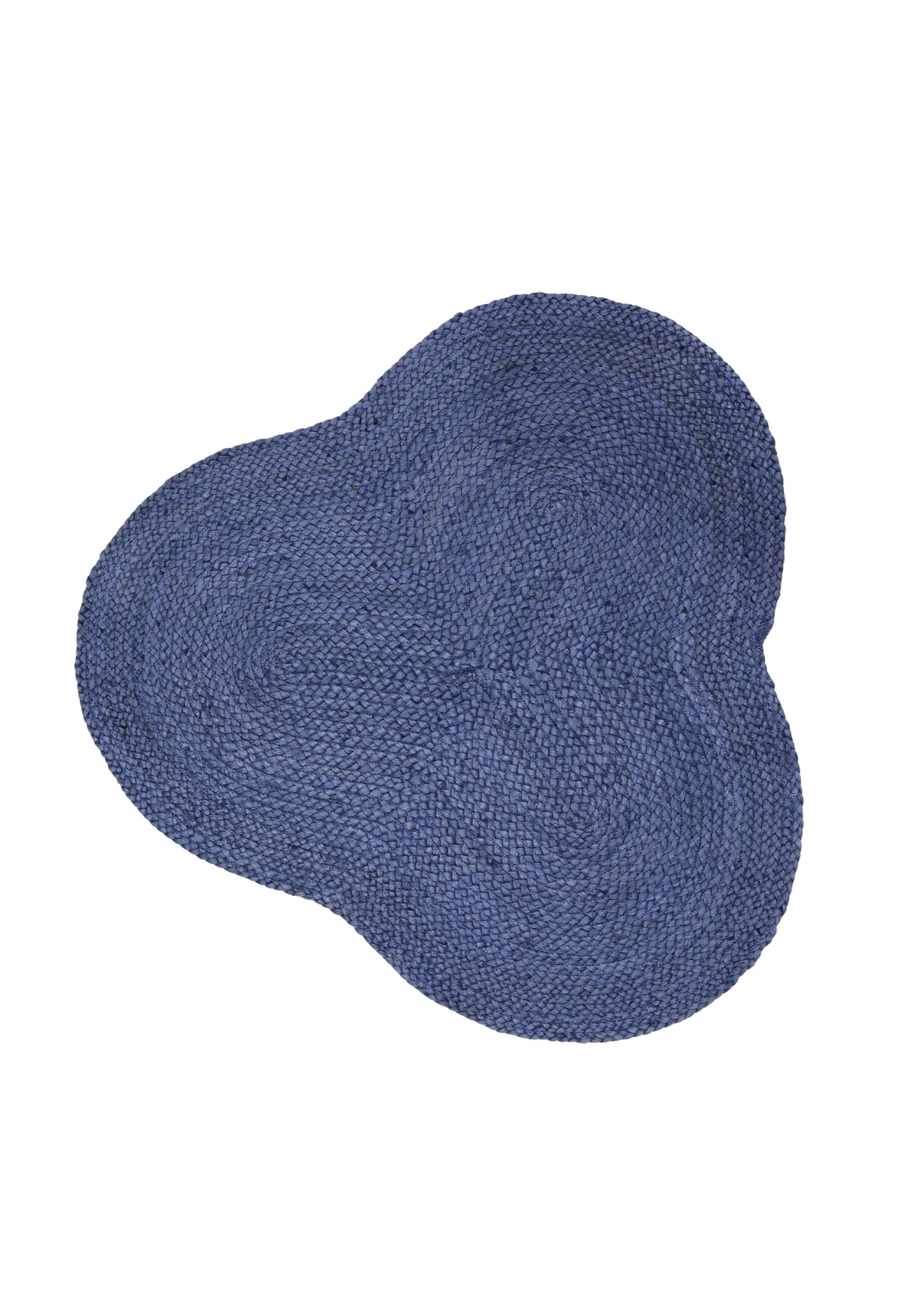Juteteppich Alia Blau