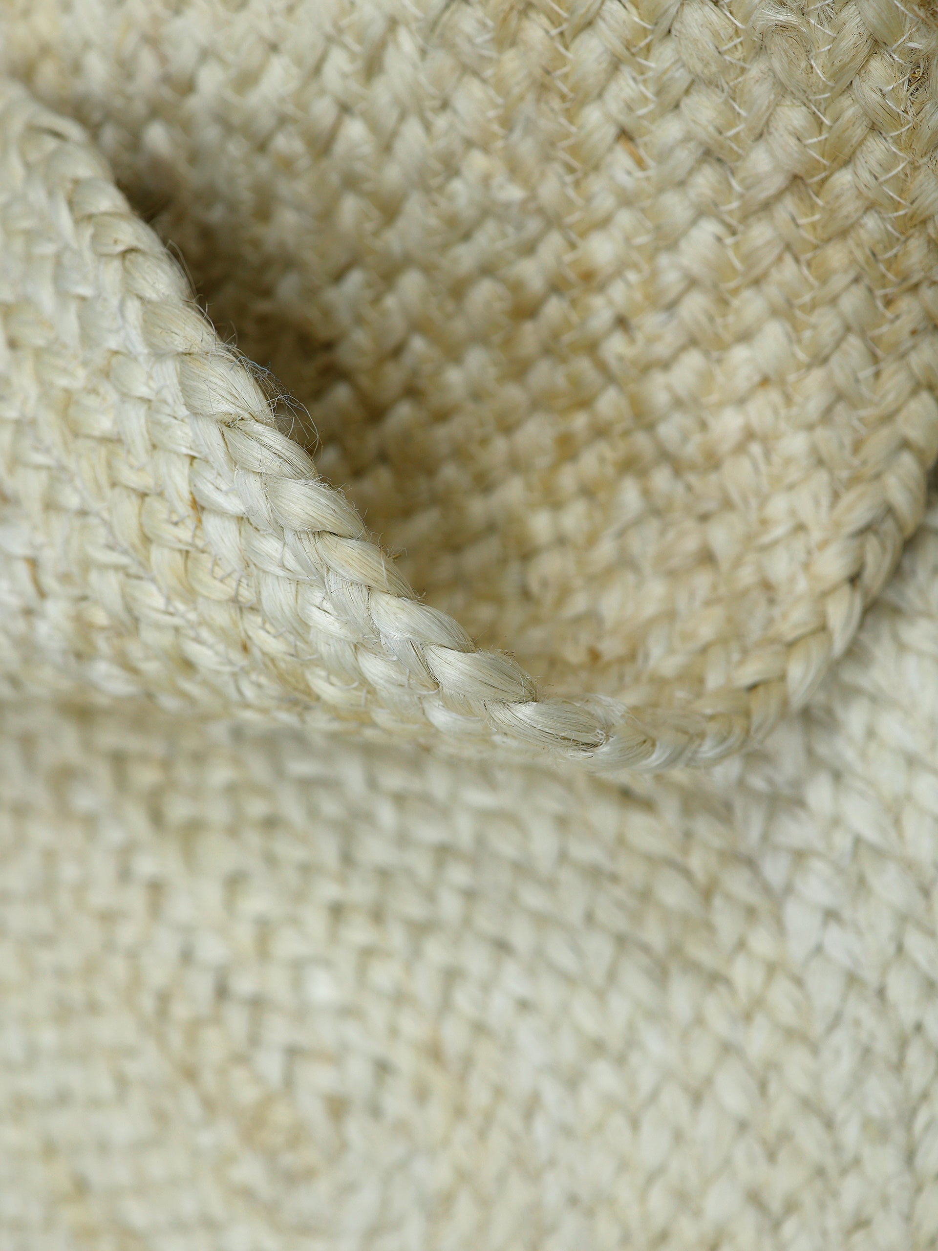 Juteteppich Alia Weiß