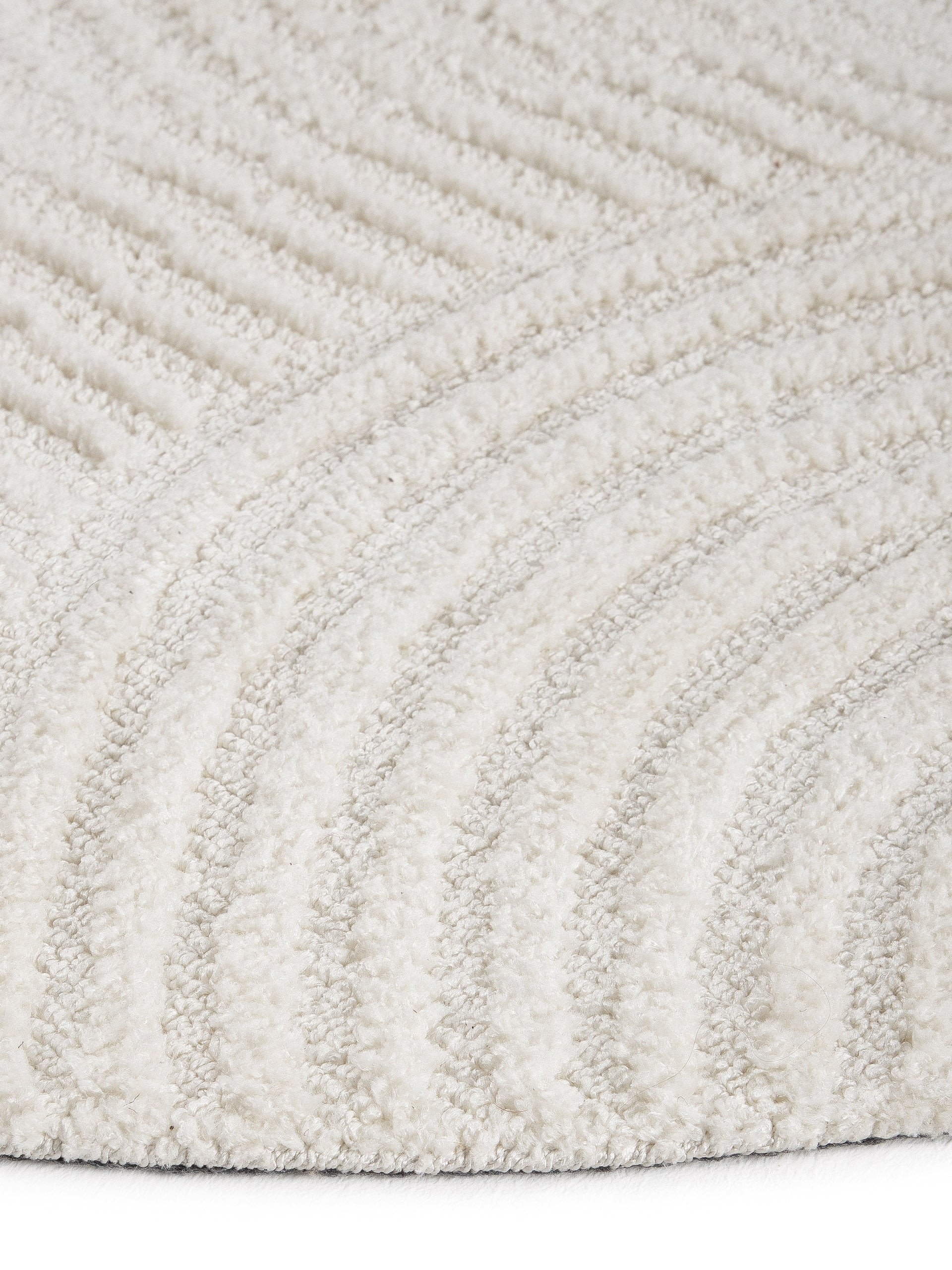 Teppich Holly Zen Rund Creme