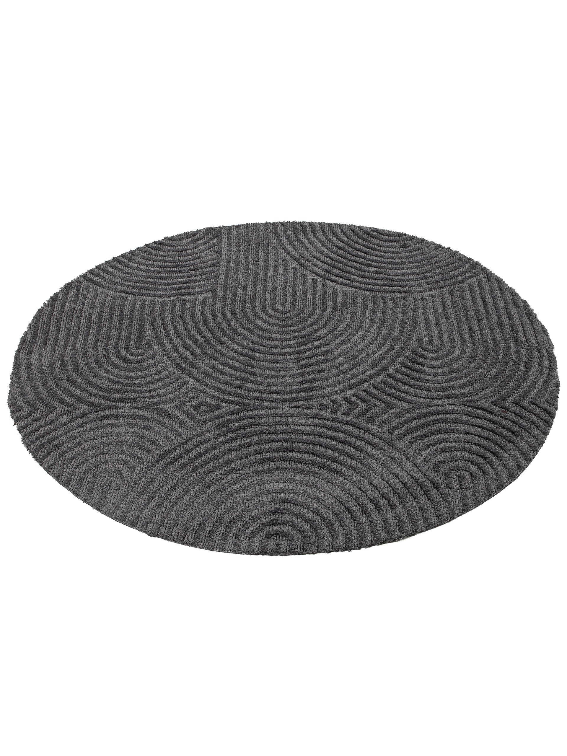 Teppich Holly Zen Rund Grau