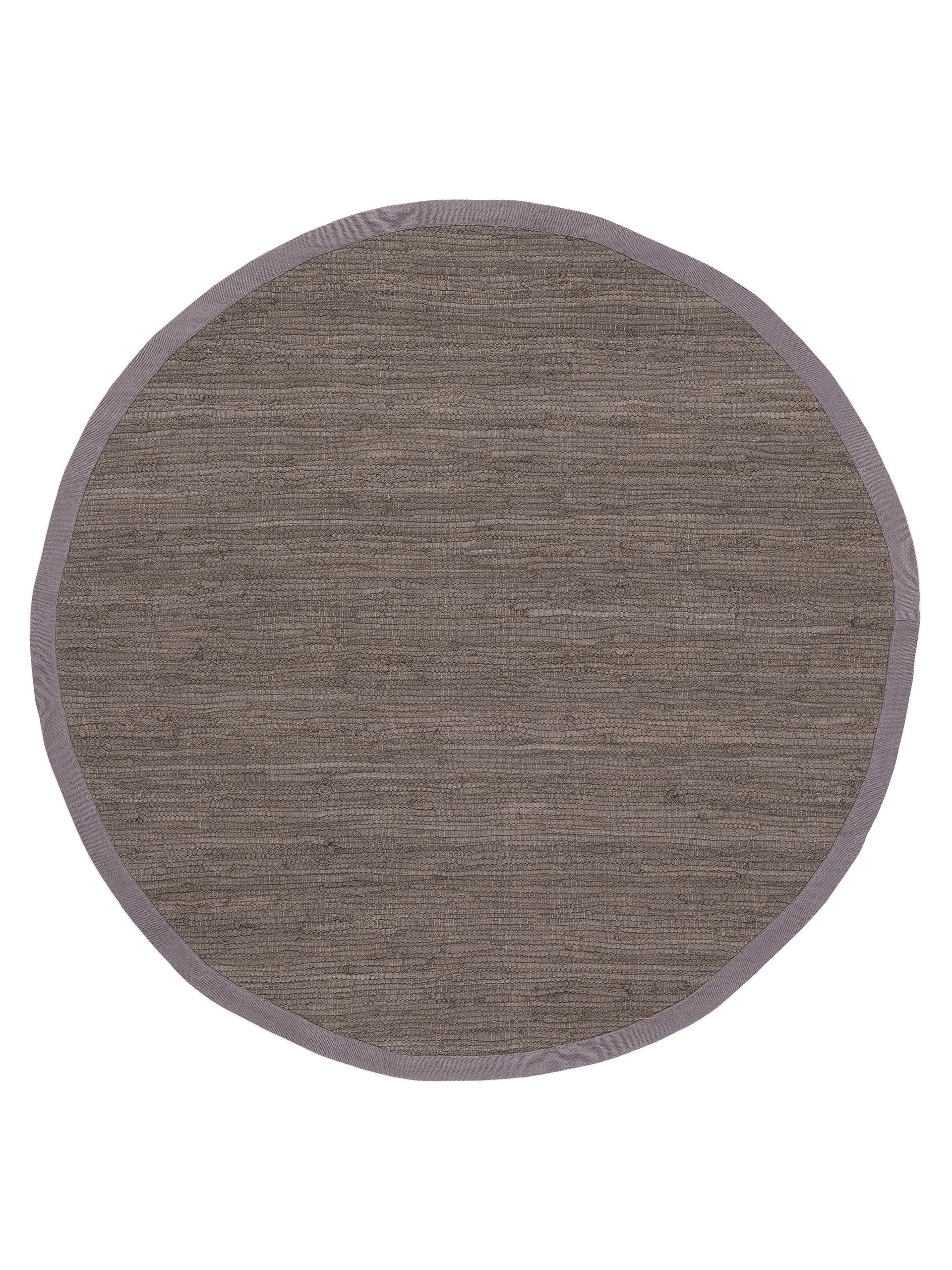 Kelim Chindi Uni Rund in grau