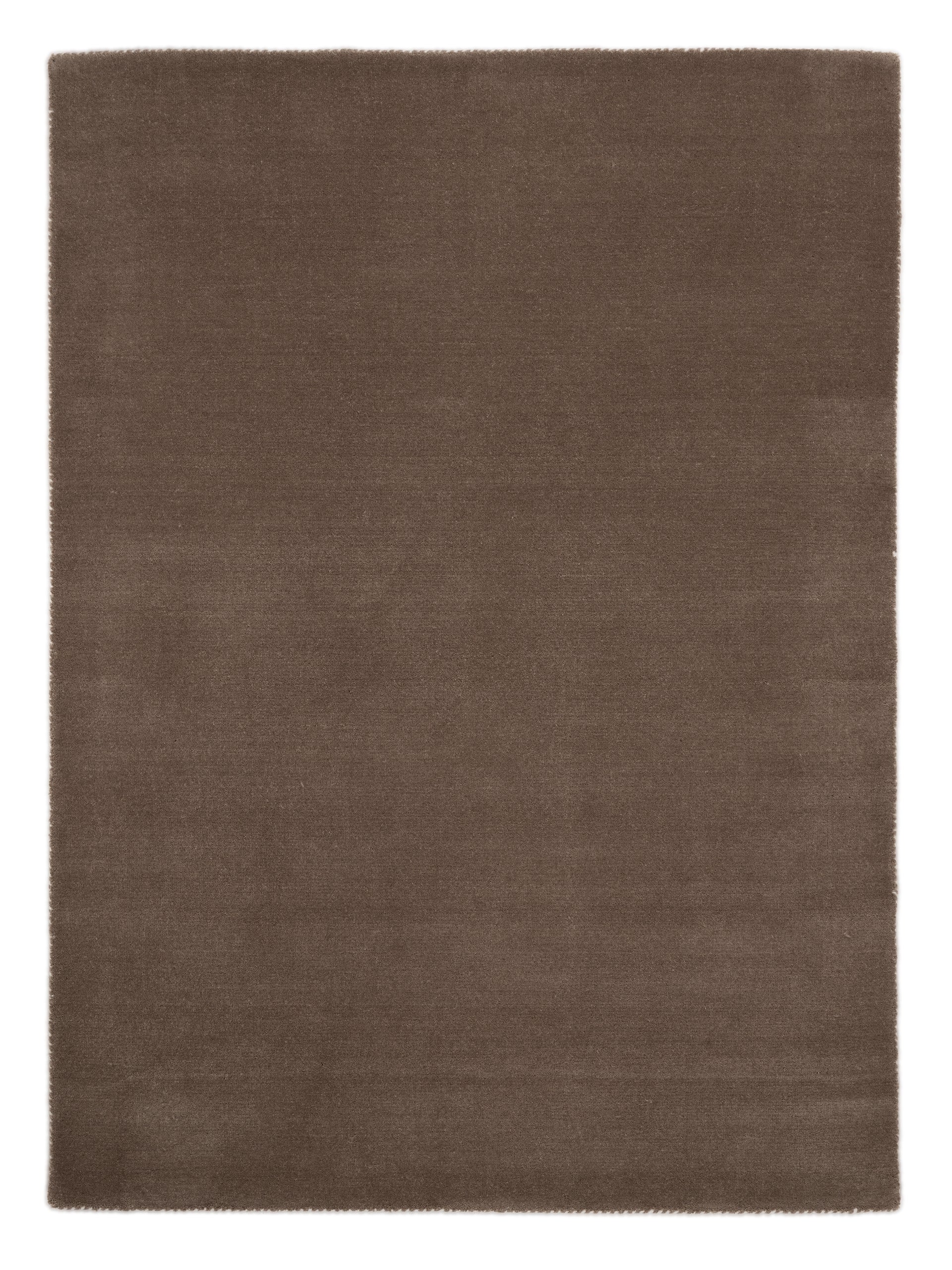 Wollteppich Gabbeh Lola Taupe aus Wolle