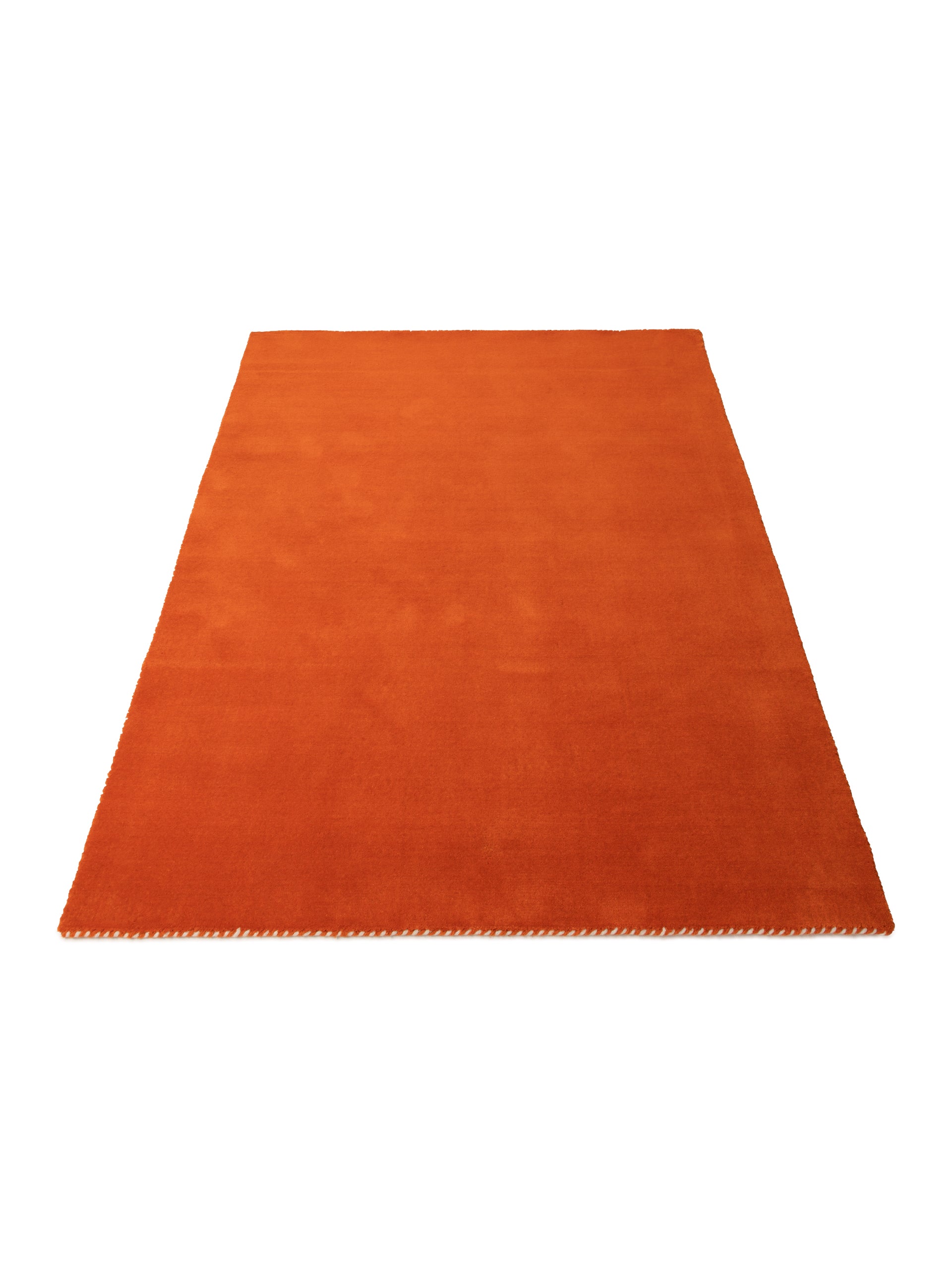 Wollteppich Gabbeh Lola Orange aus Wolle