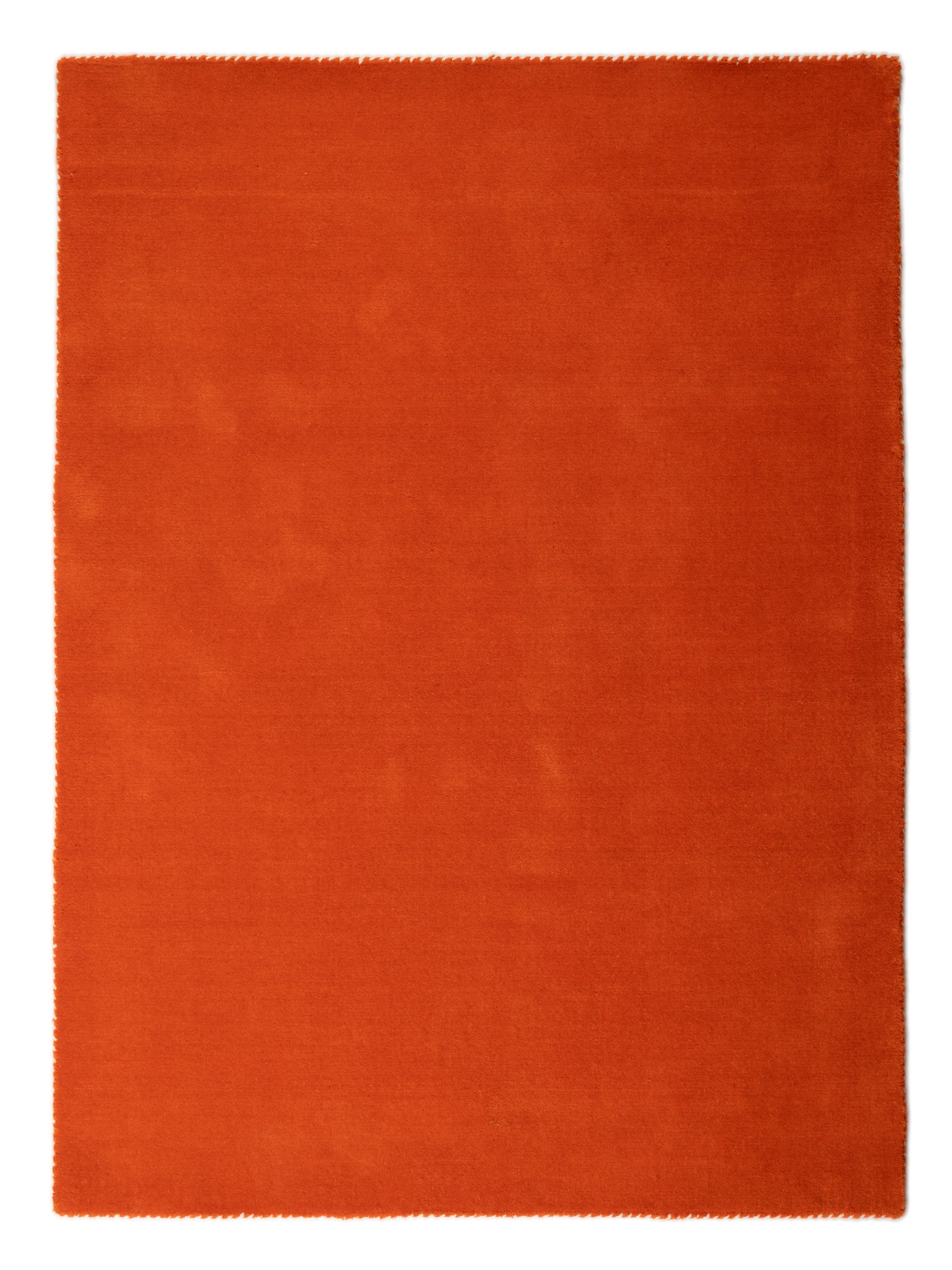 Wollteppich Gabbeh Lola Orange aus Wolle