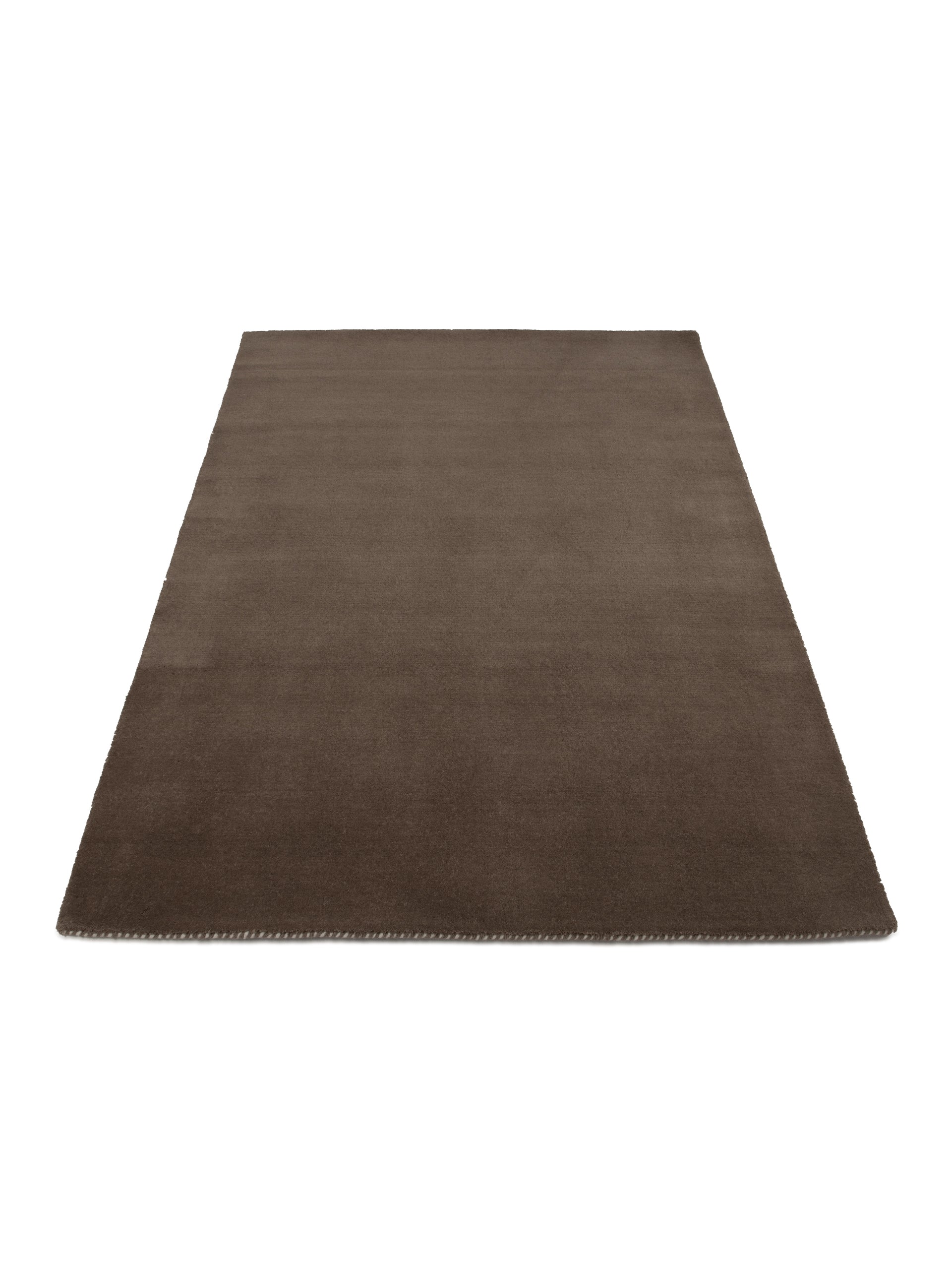 Wollteppich Gabbeh Lola Taupe aus Wolle
