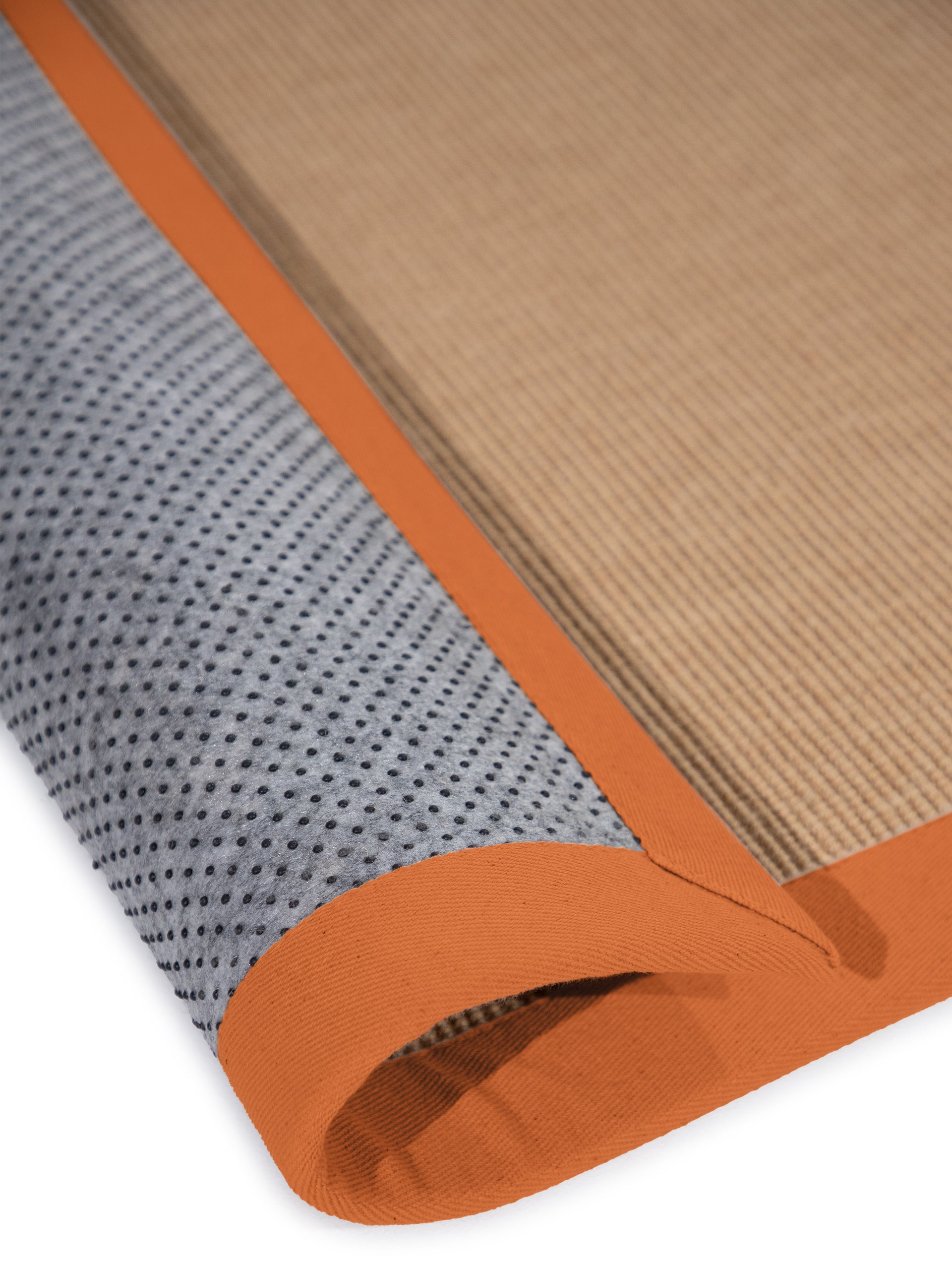 Sisalteppich Orange aus Sisal/Jute