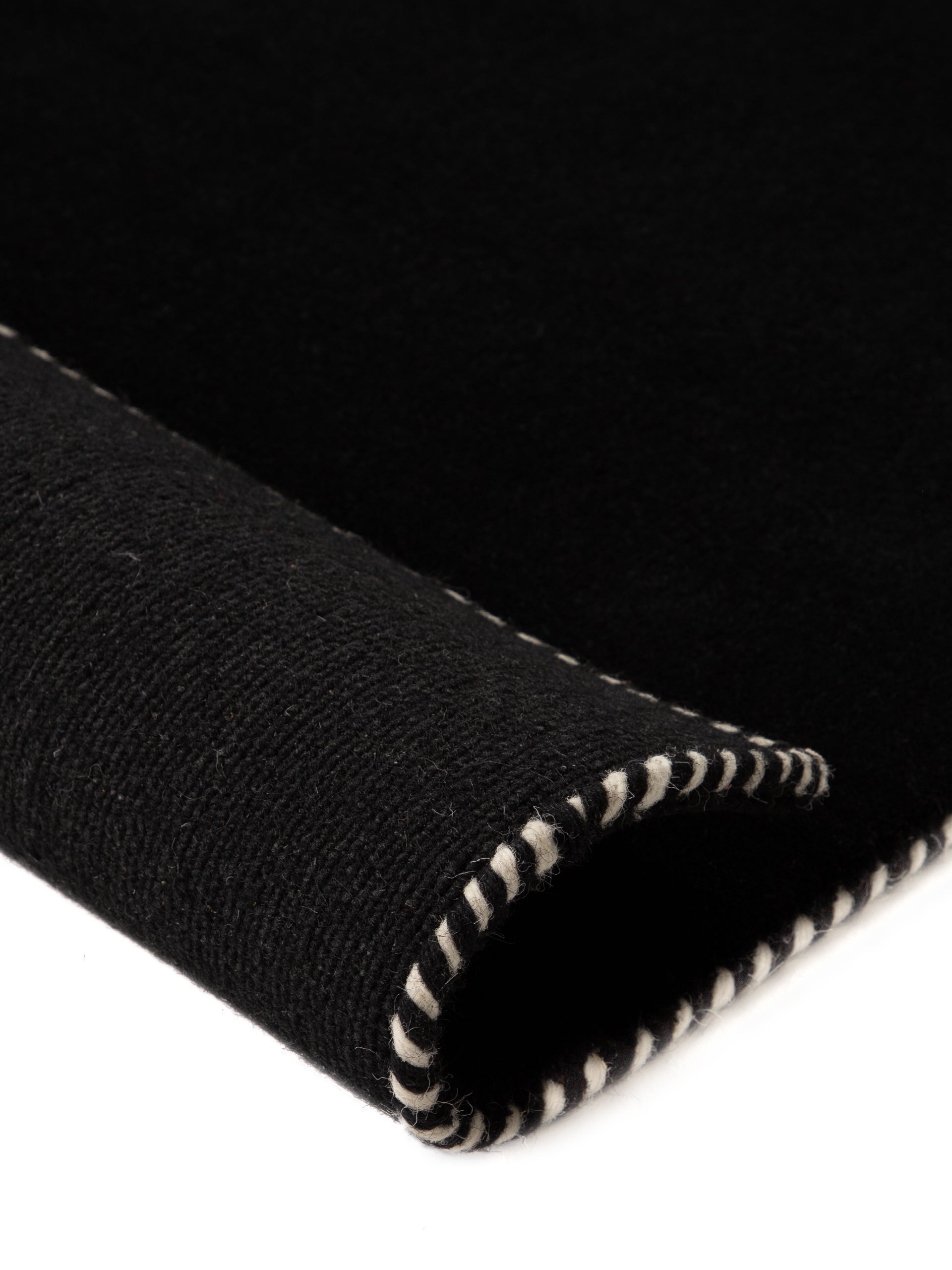 Wollteppich Gabbeh Lola Schwarz aus Wolle