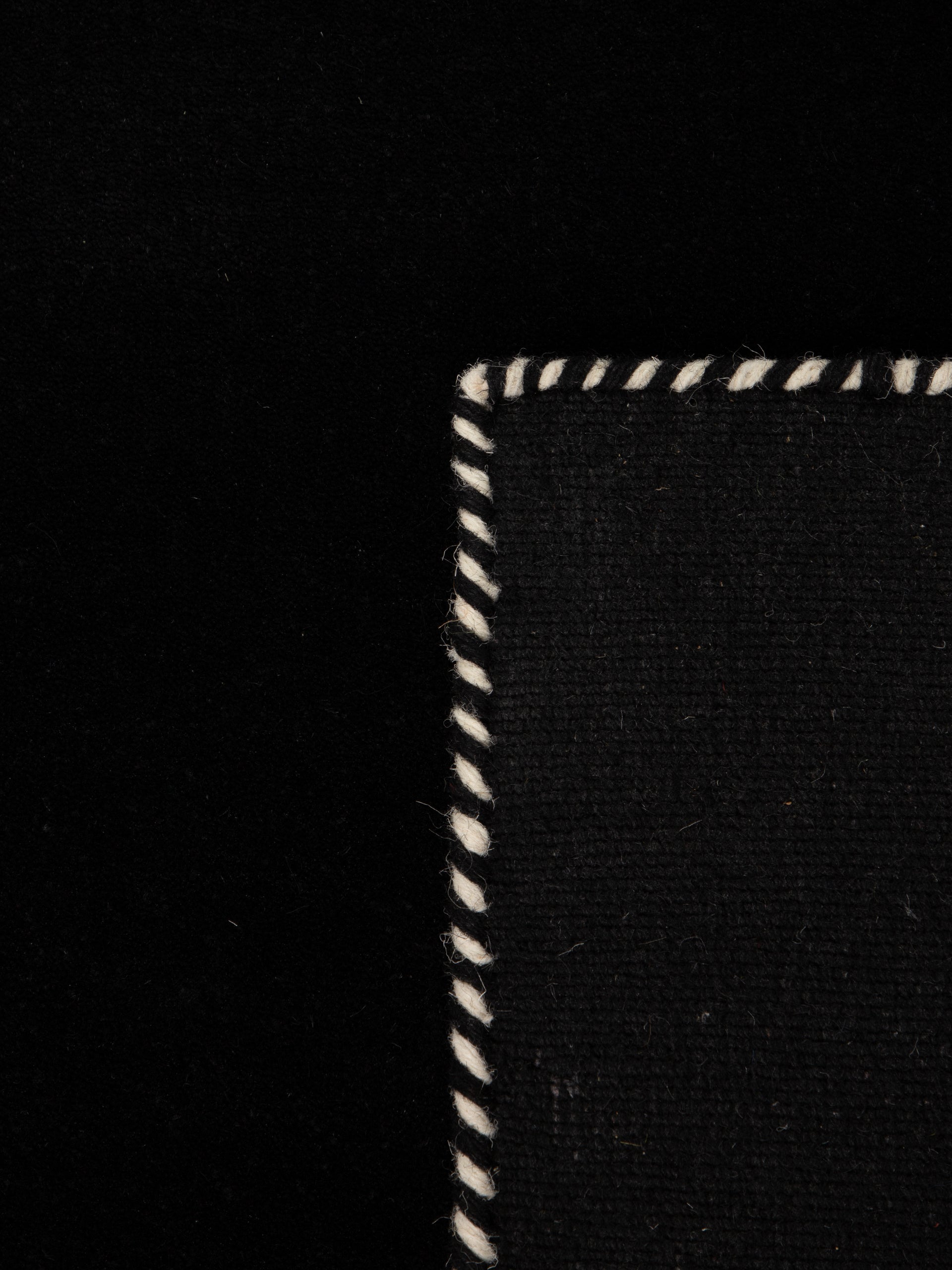 Wollteppich Gabbeh Lola Schwarz aus Wolle