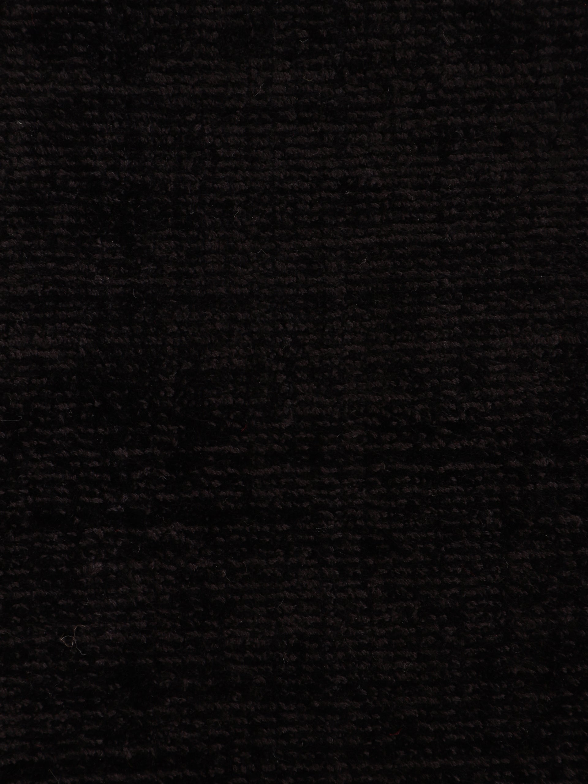 Viskoseteppich Ava Läufer Schwarz in schwarz aus viskose