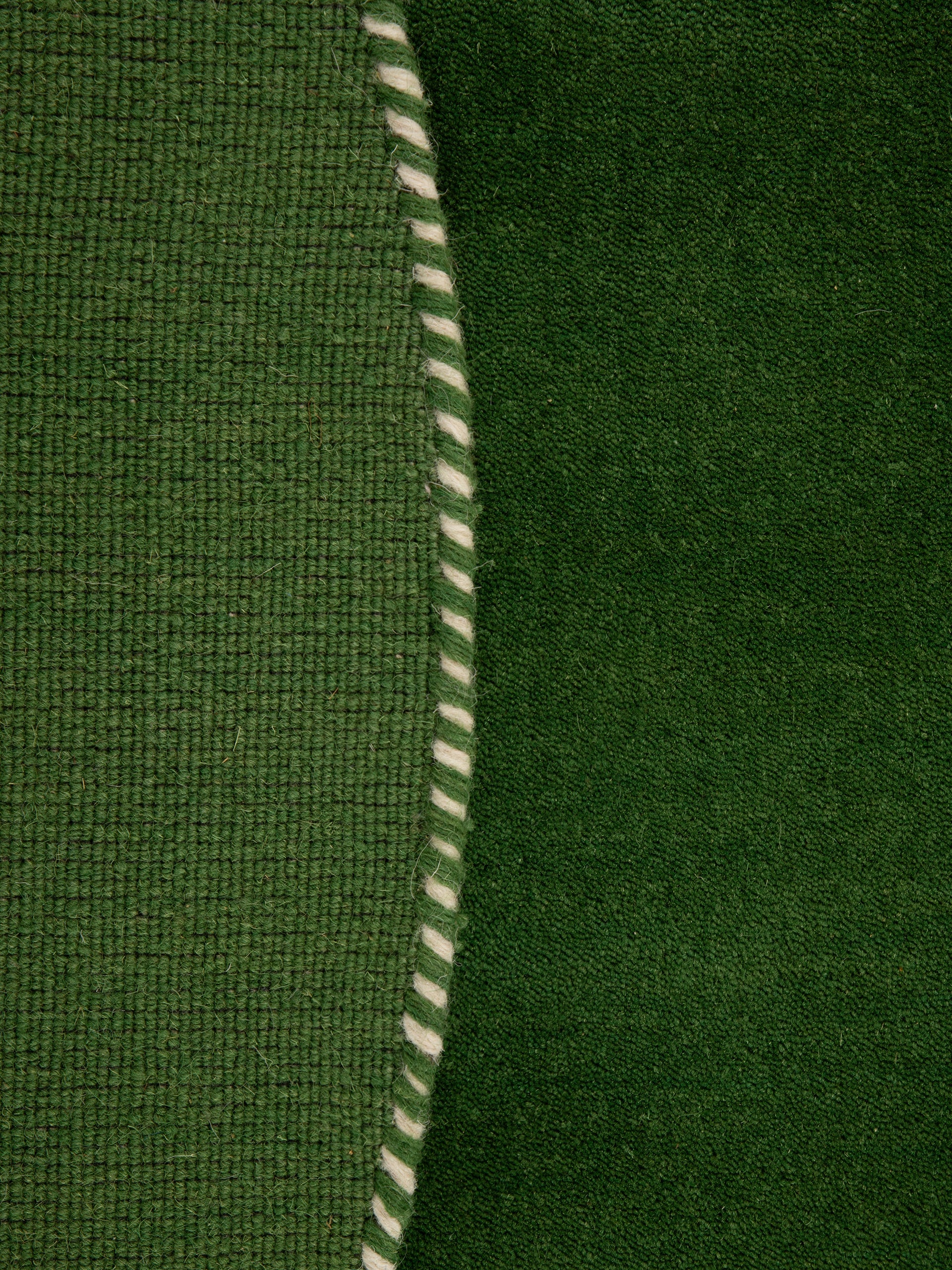 Wollteppich Gabbeh Lola Rund Grün aus Wolle