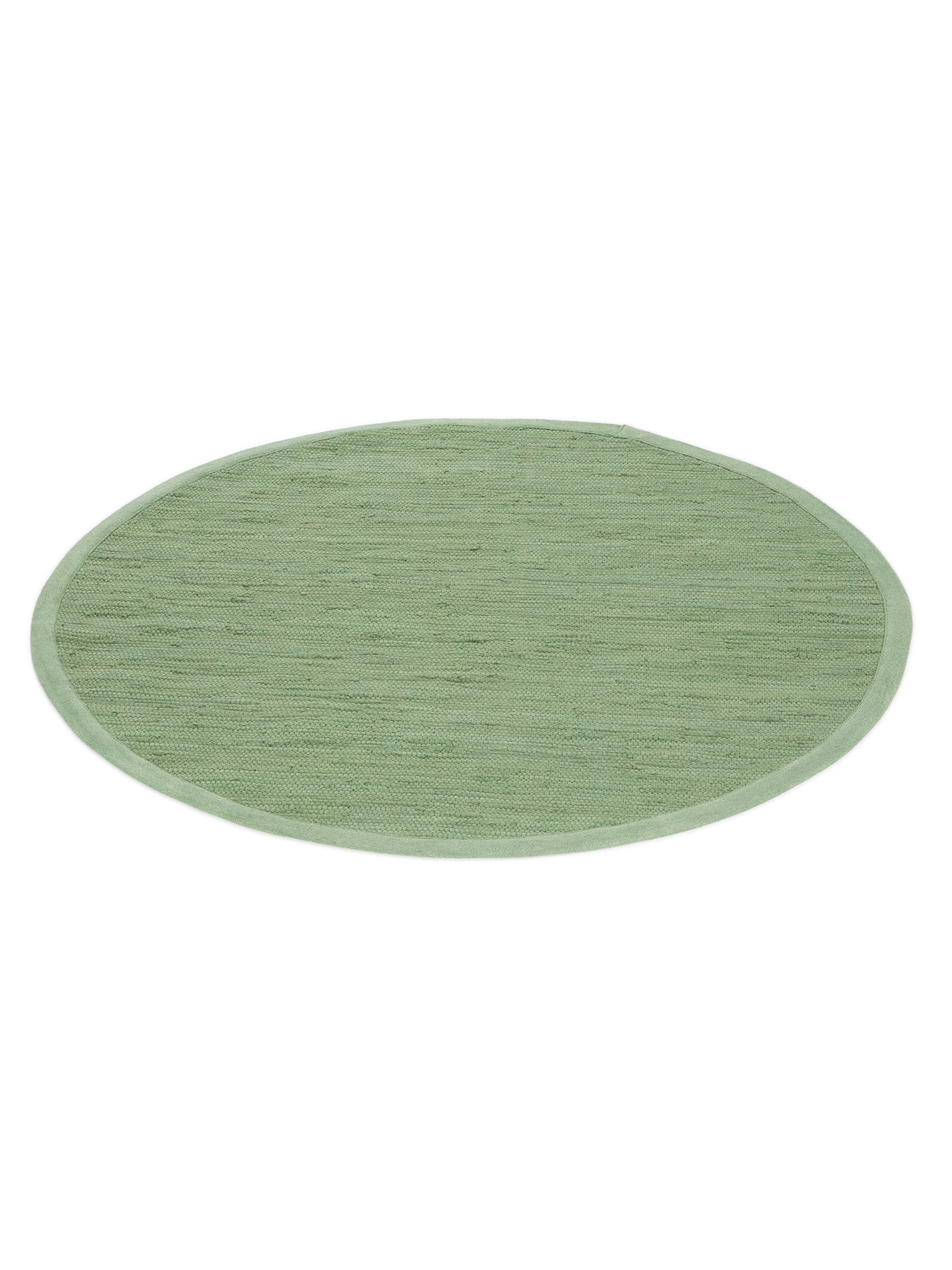 Kelim Chindi Uni Rund in grün