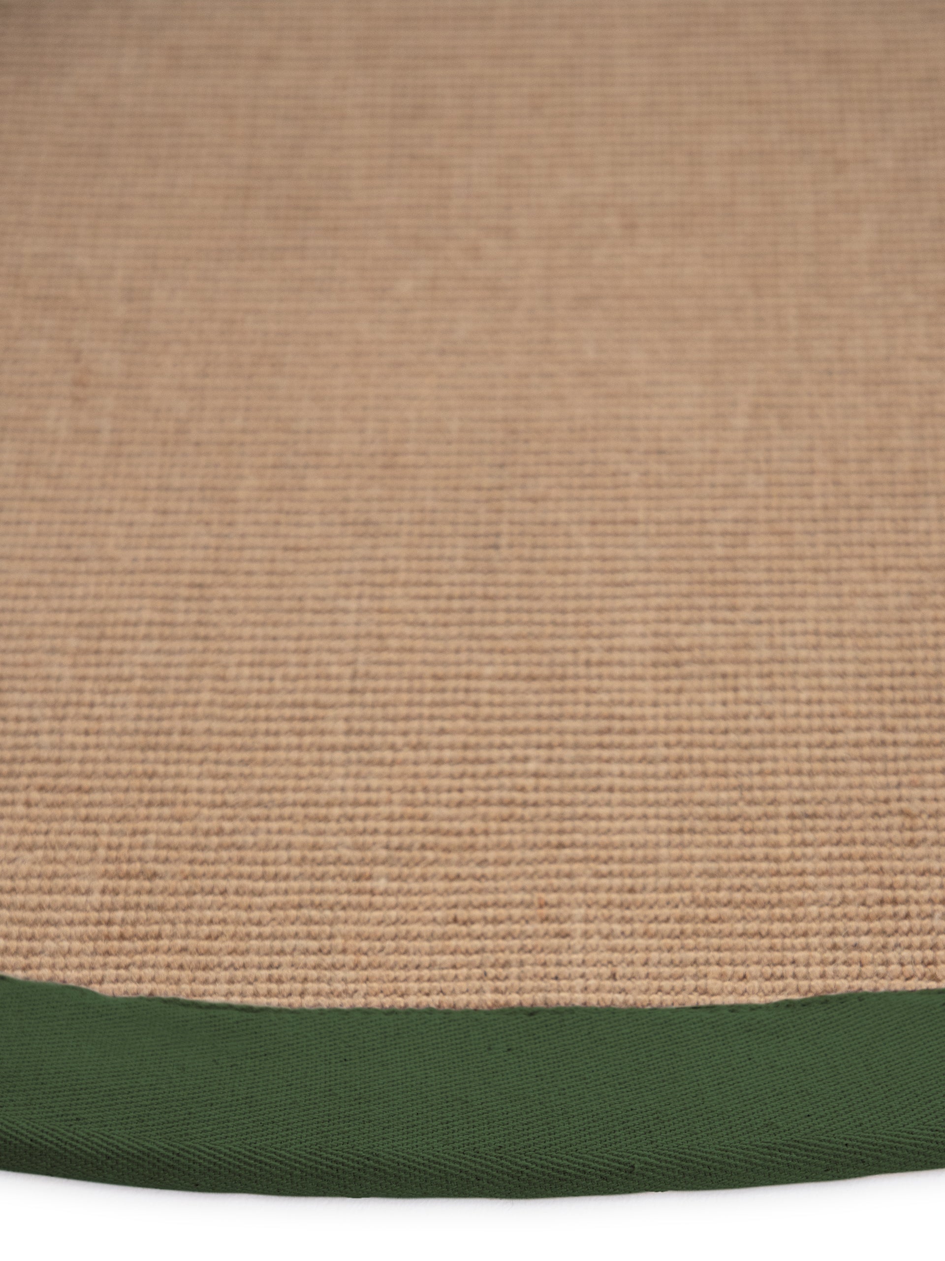 Sisalteppich Rund Grün in grün aus sisal/jute