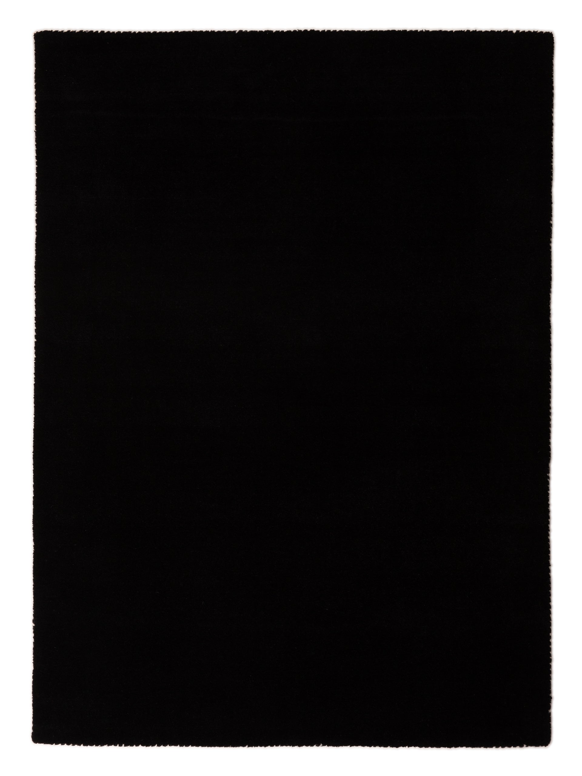 Wollteppich Gabbeh Lola Schwarz aus Wolle