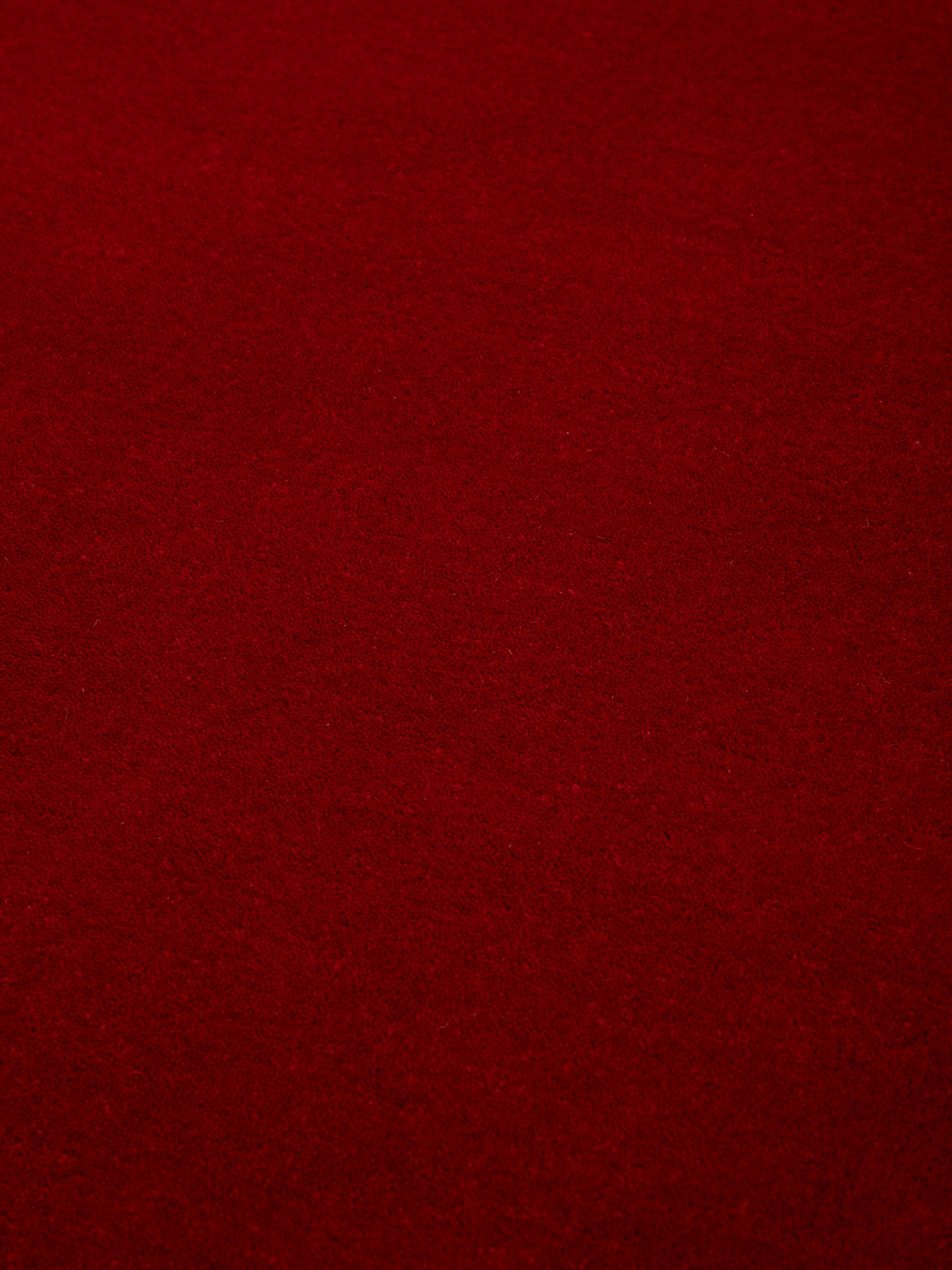 Wollteppich Gabbeh Lola Rund Rot aus Wolle