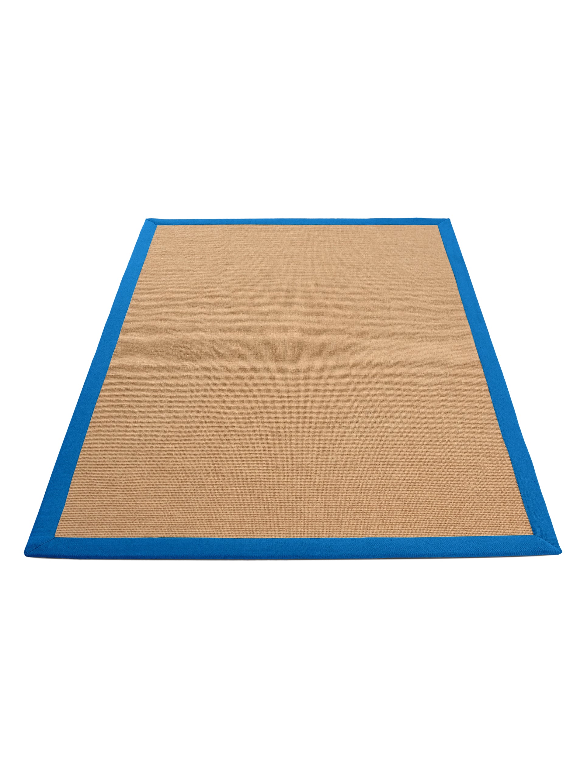 Sisalteppich Blau aus Sisal/Jute