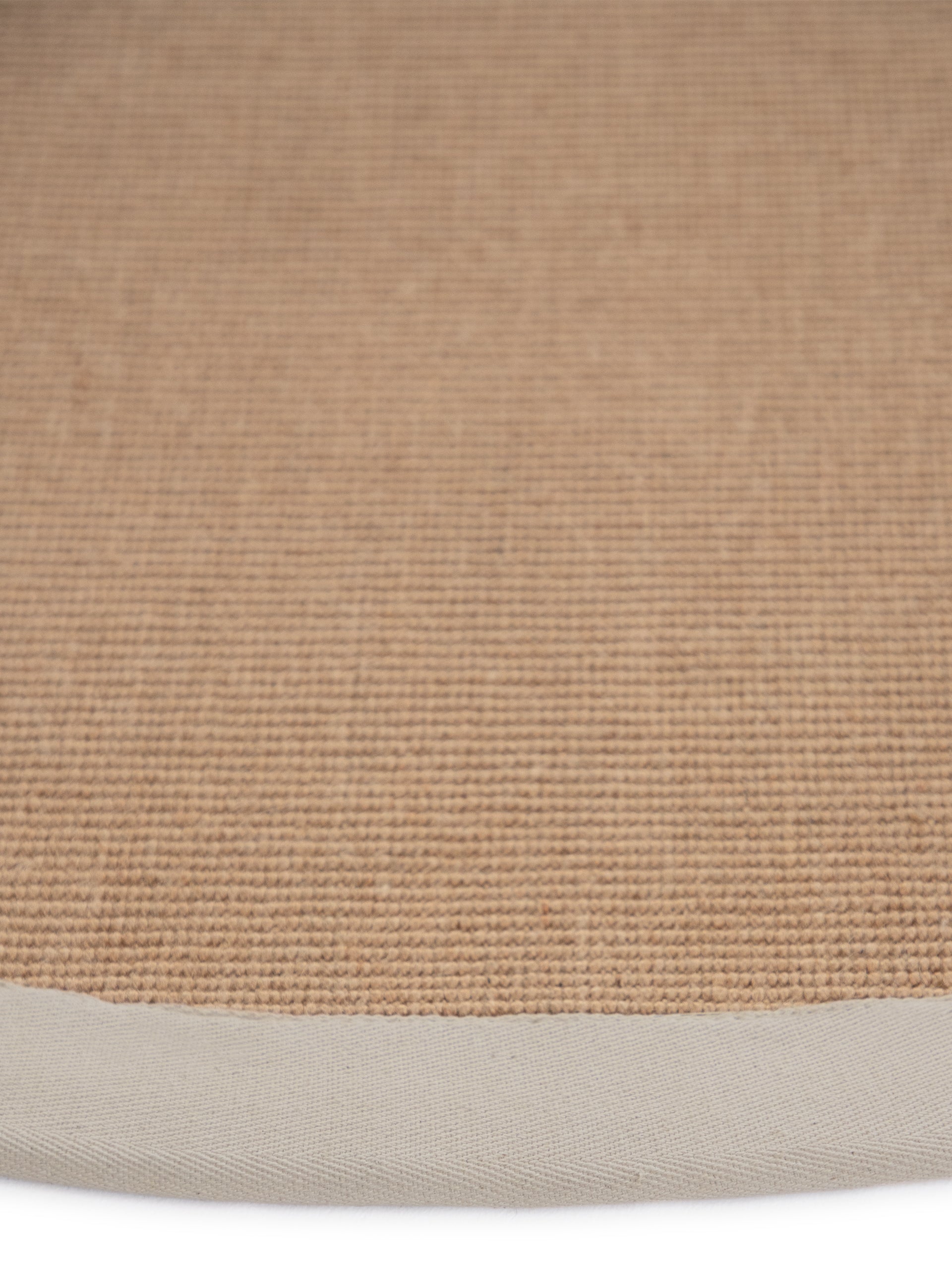 Sisalteppich Rund Taupe aus Sisal/Jute