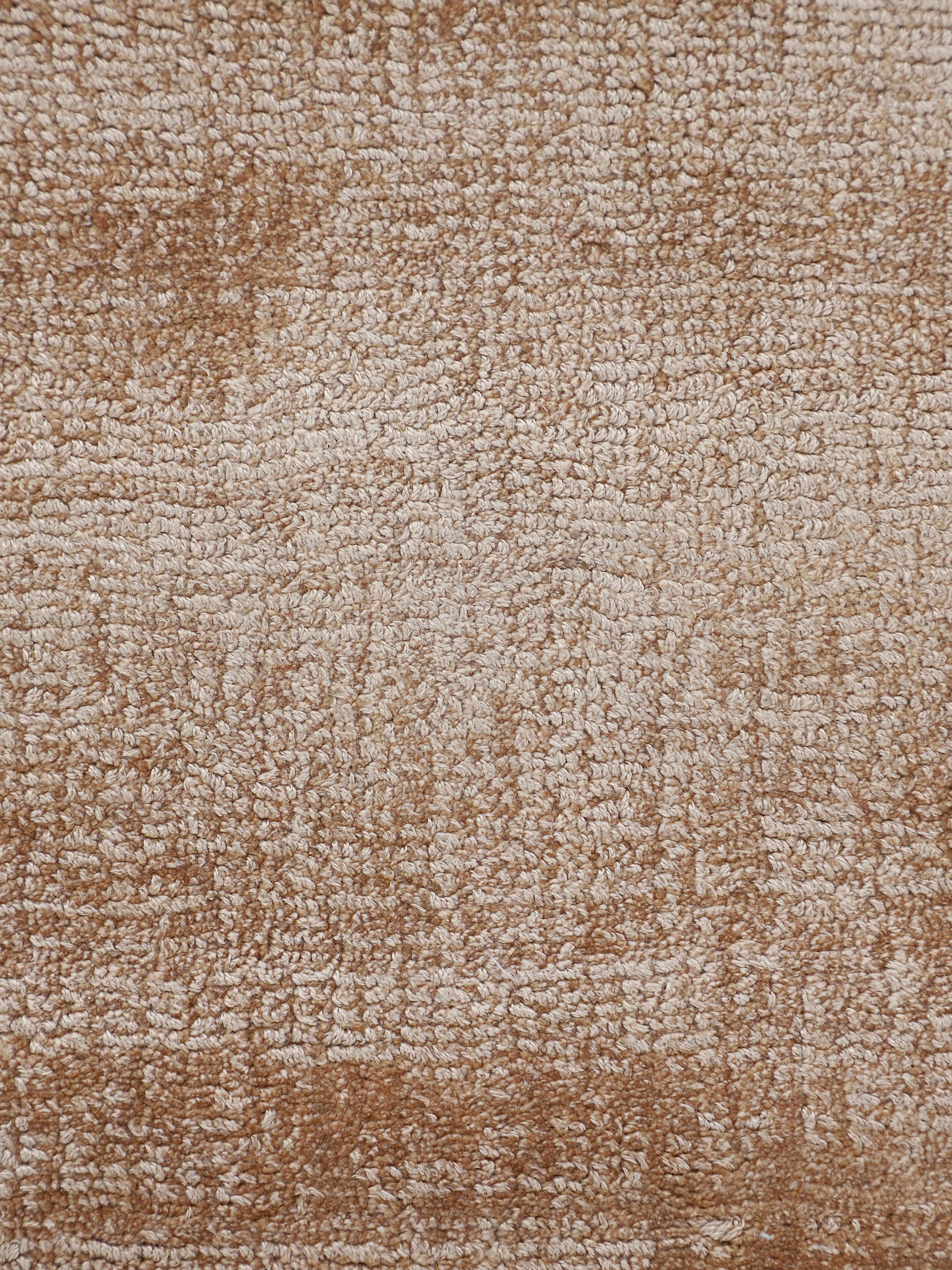 Viskoseteppich Ava Läufer Beige in beige aus viskose