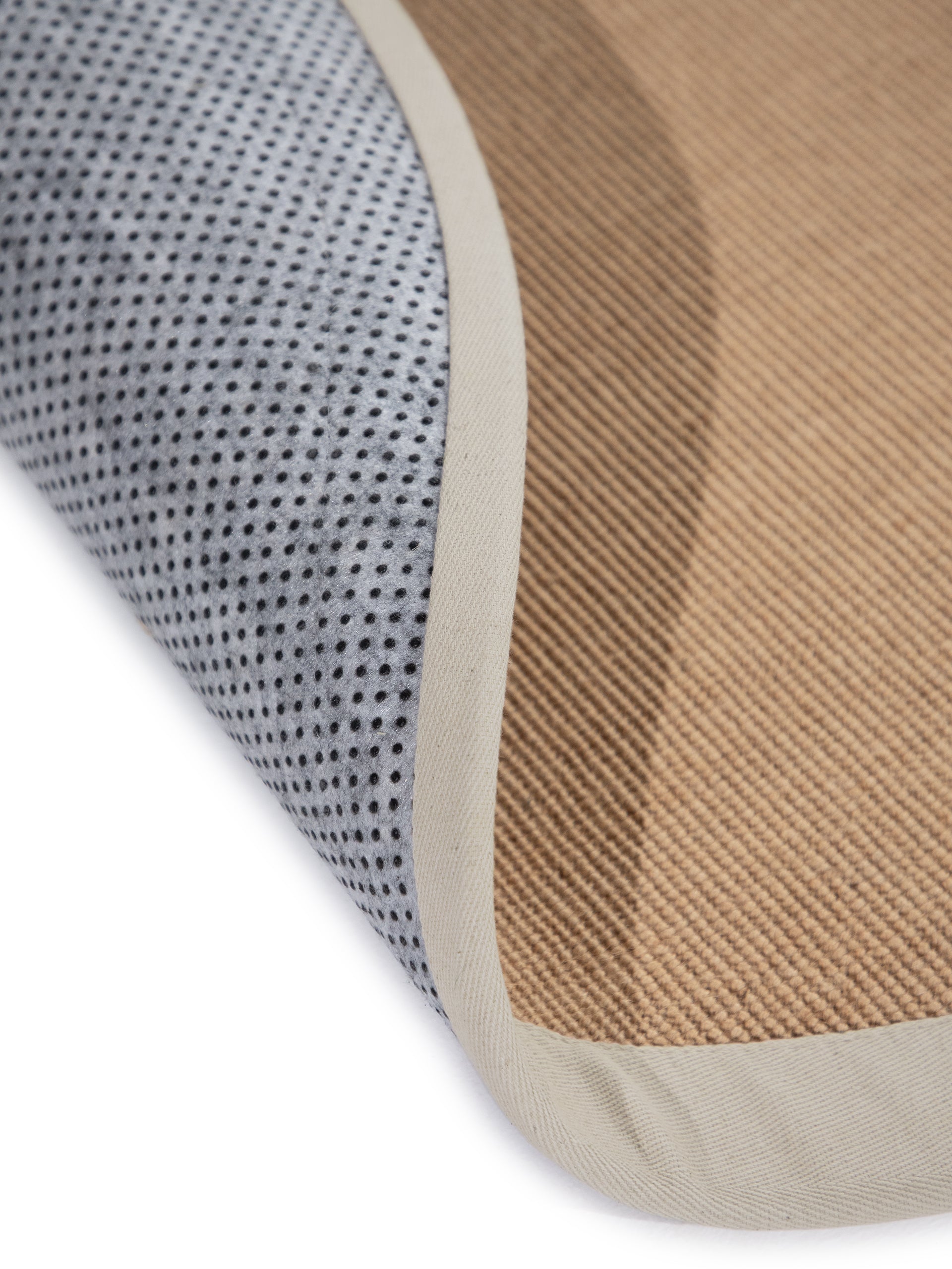 Sisalteppich Rund Taupe aus Sisal/Jute