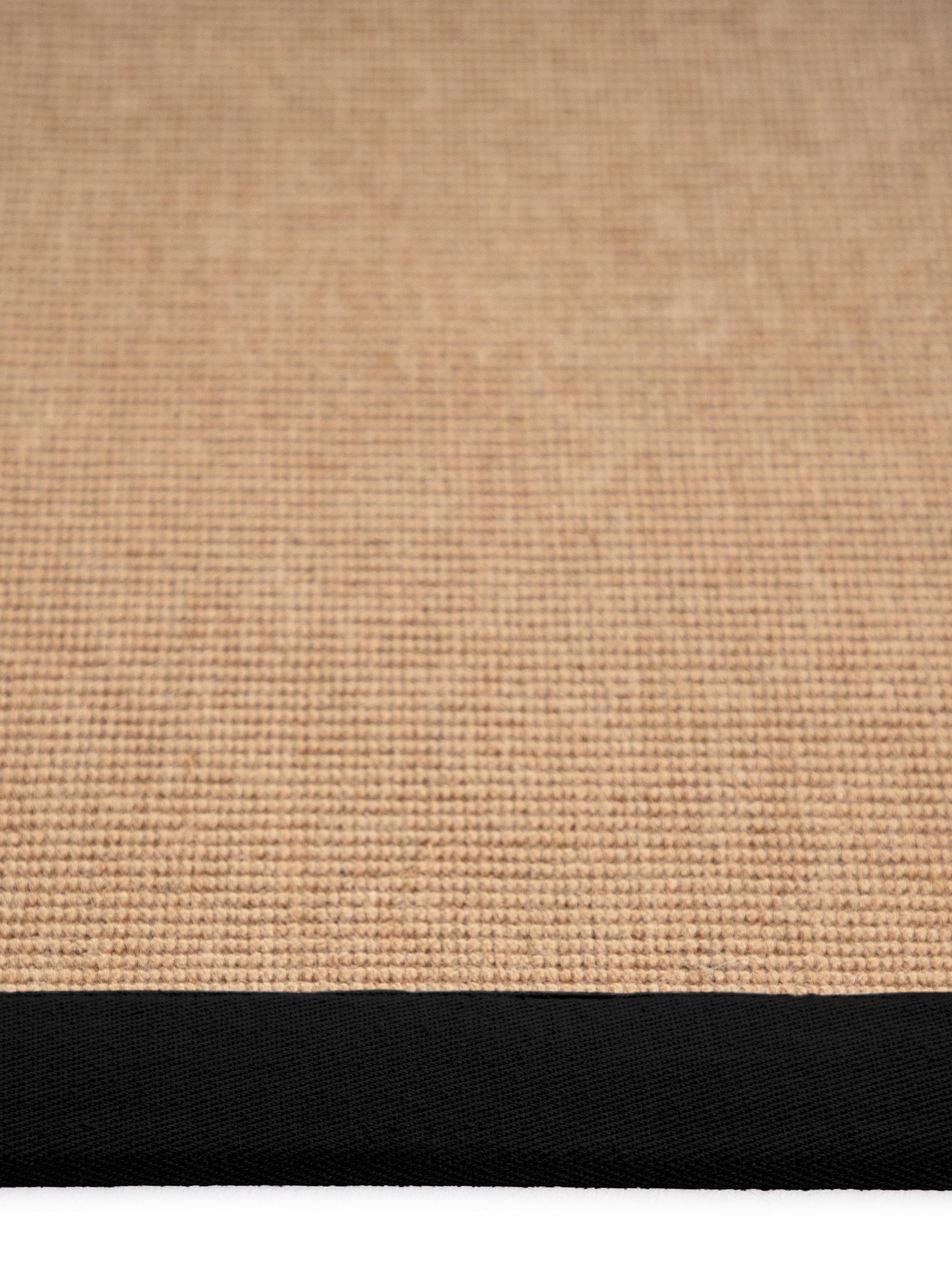 Sisalteppich Läufer Schwarz aus Sisal/Jute