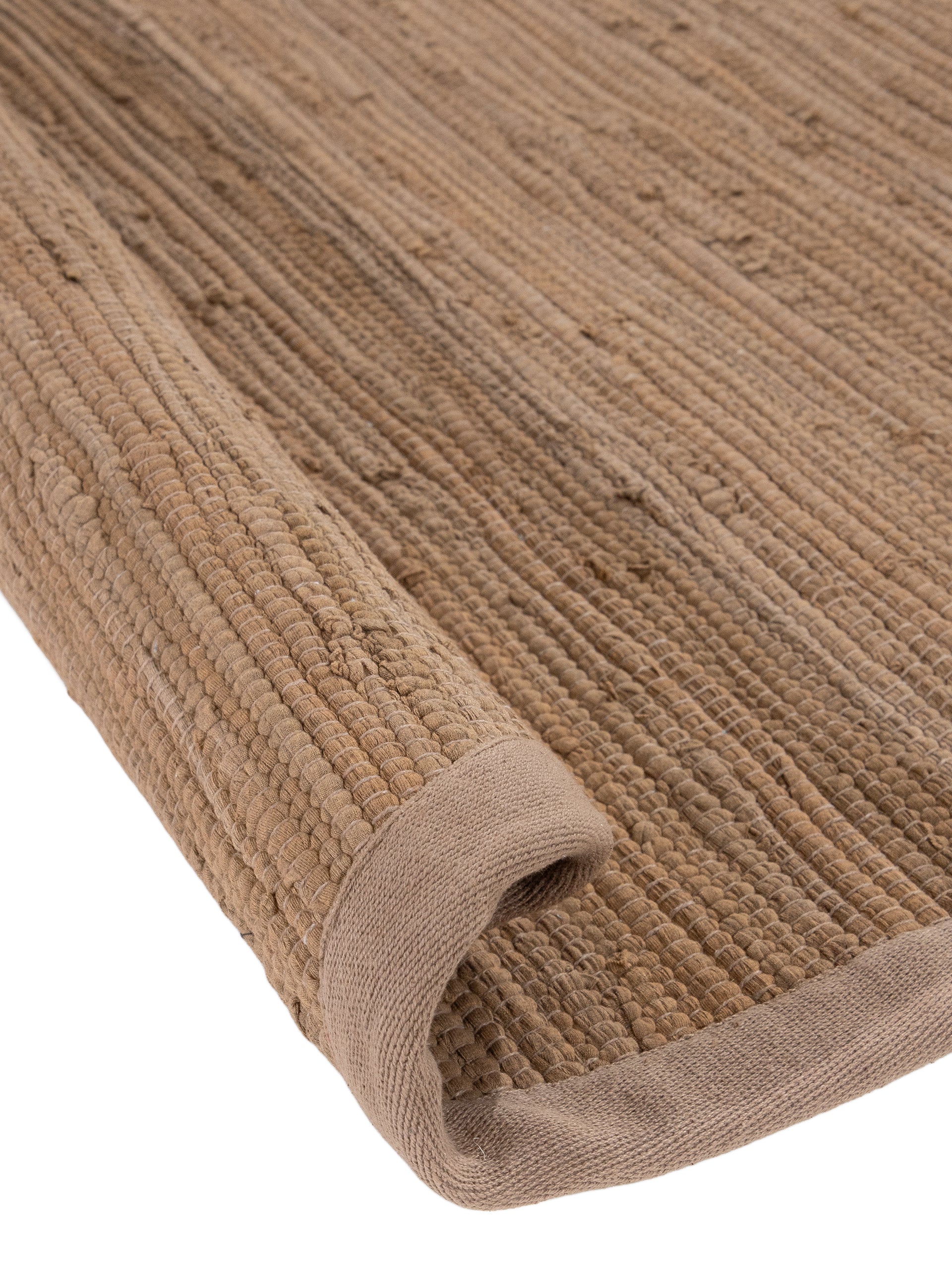 Kelim Chindi Uni Rund in braun