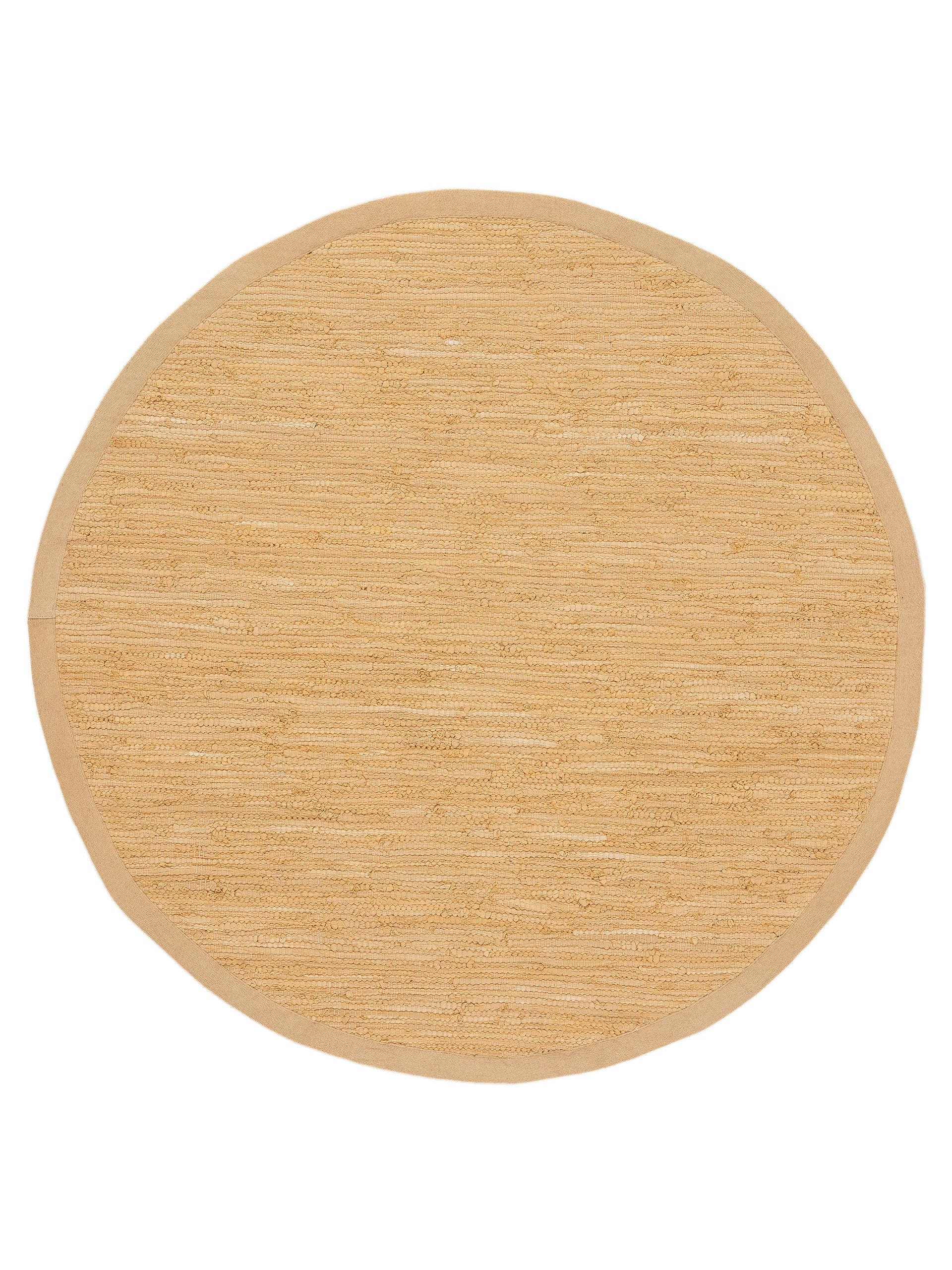 Kelim Chindi Uni Rund in beige