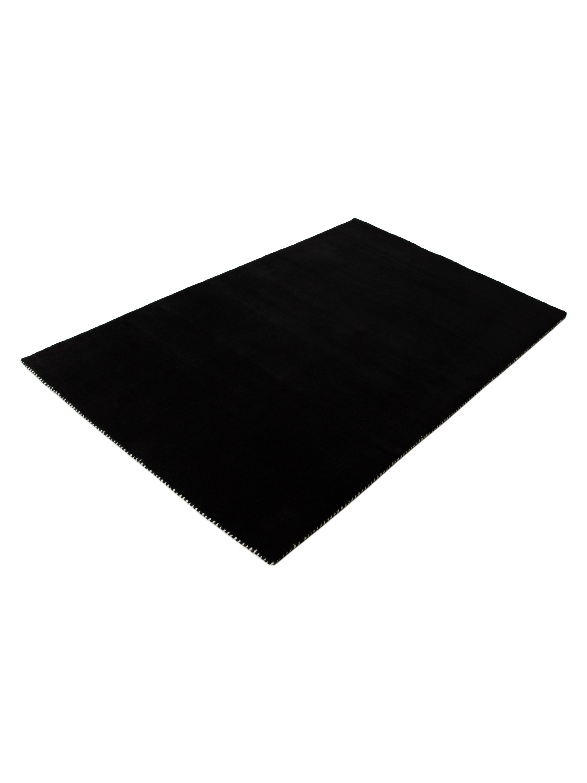 Wollteppich Gabbeh Lola Schwarz aus Wolle