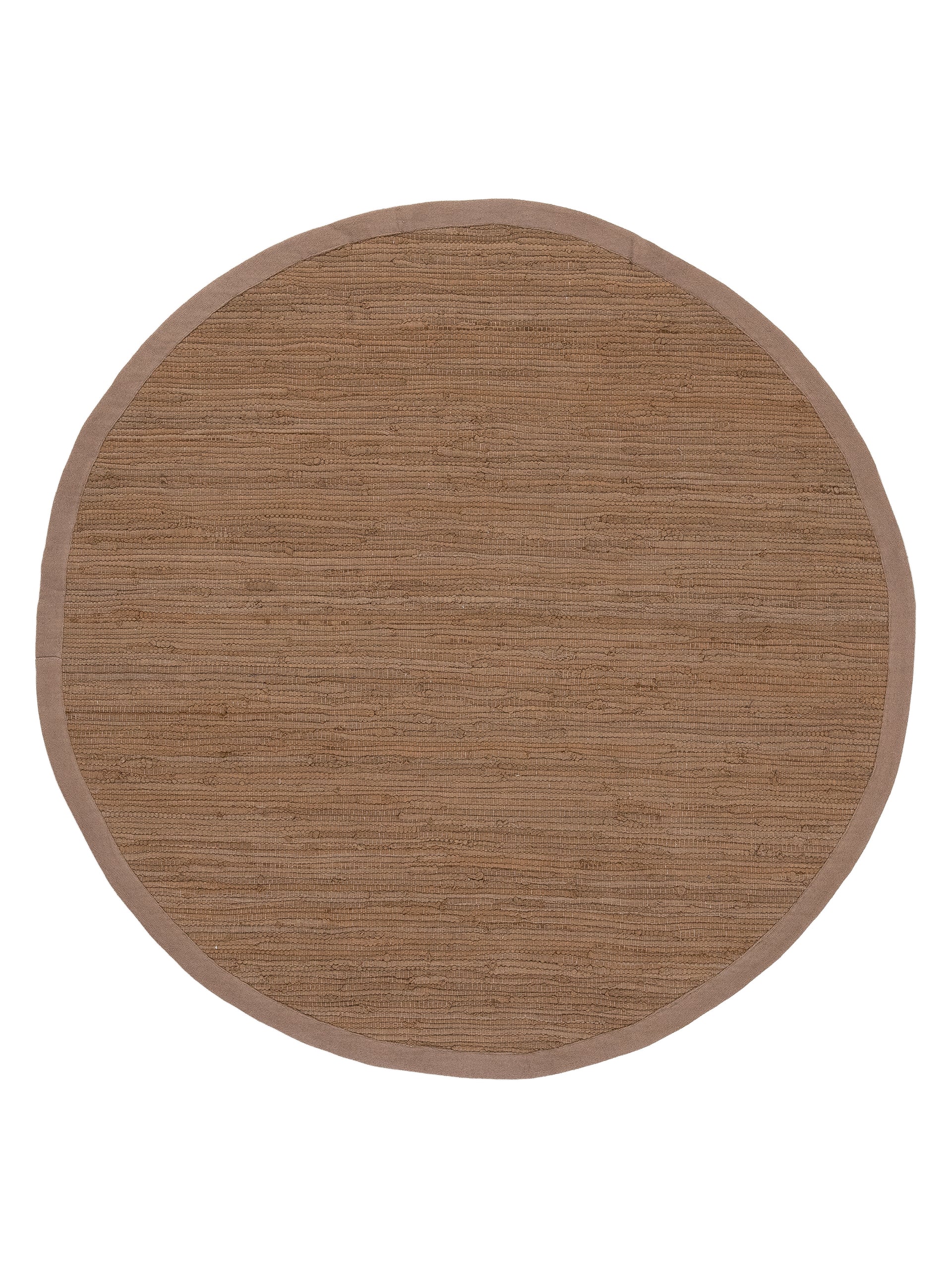 Kelim Chindi Uni Rund in braun