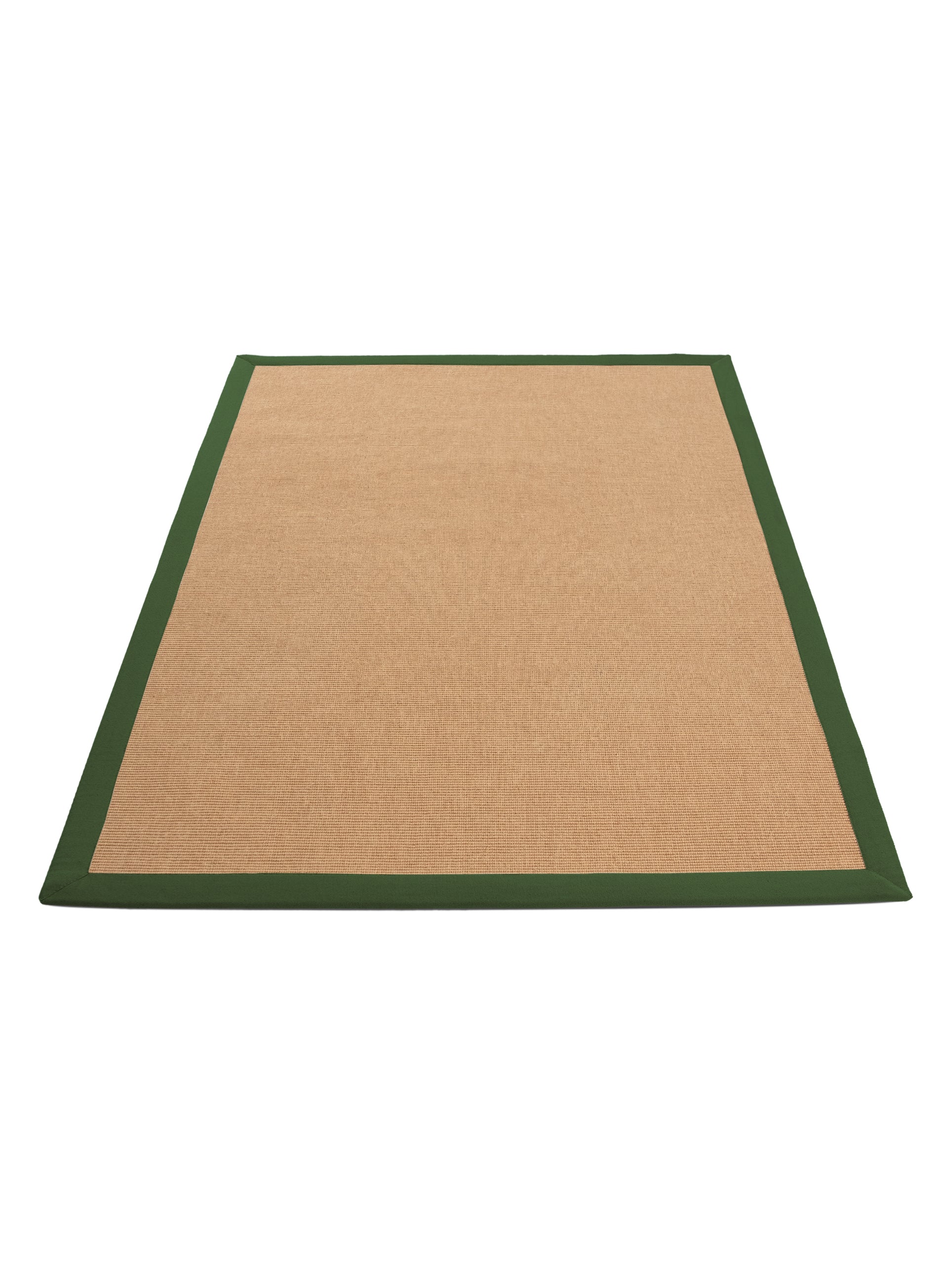 Sisalteppich Grün in grün aus sisal/jute