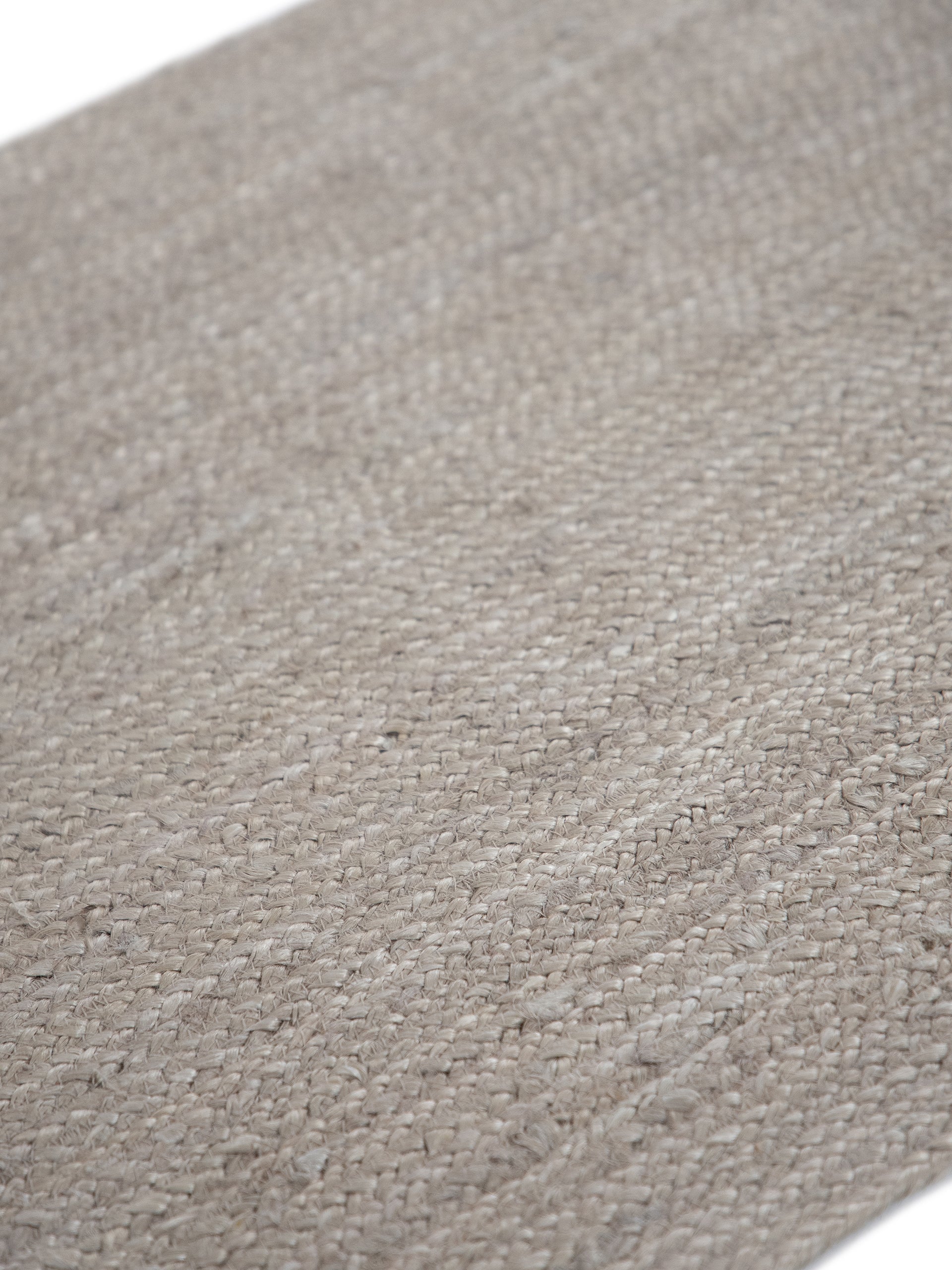 Juteteppich Nele Läufer Taupe in taupe aus sisal/jute