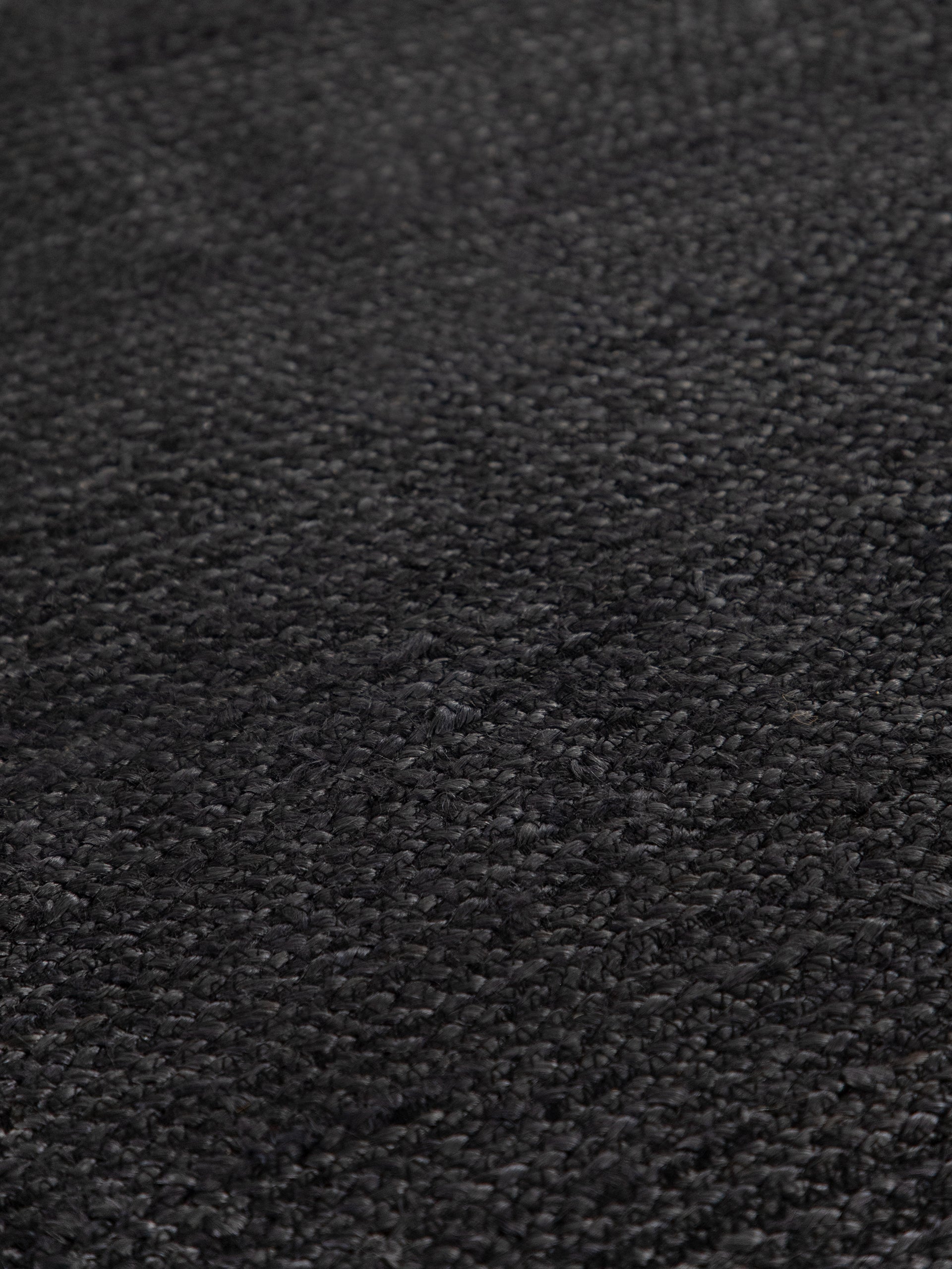 Juteteppich Nele Rund Anthrazit aus Sisal/Jute