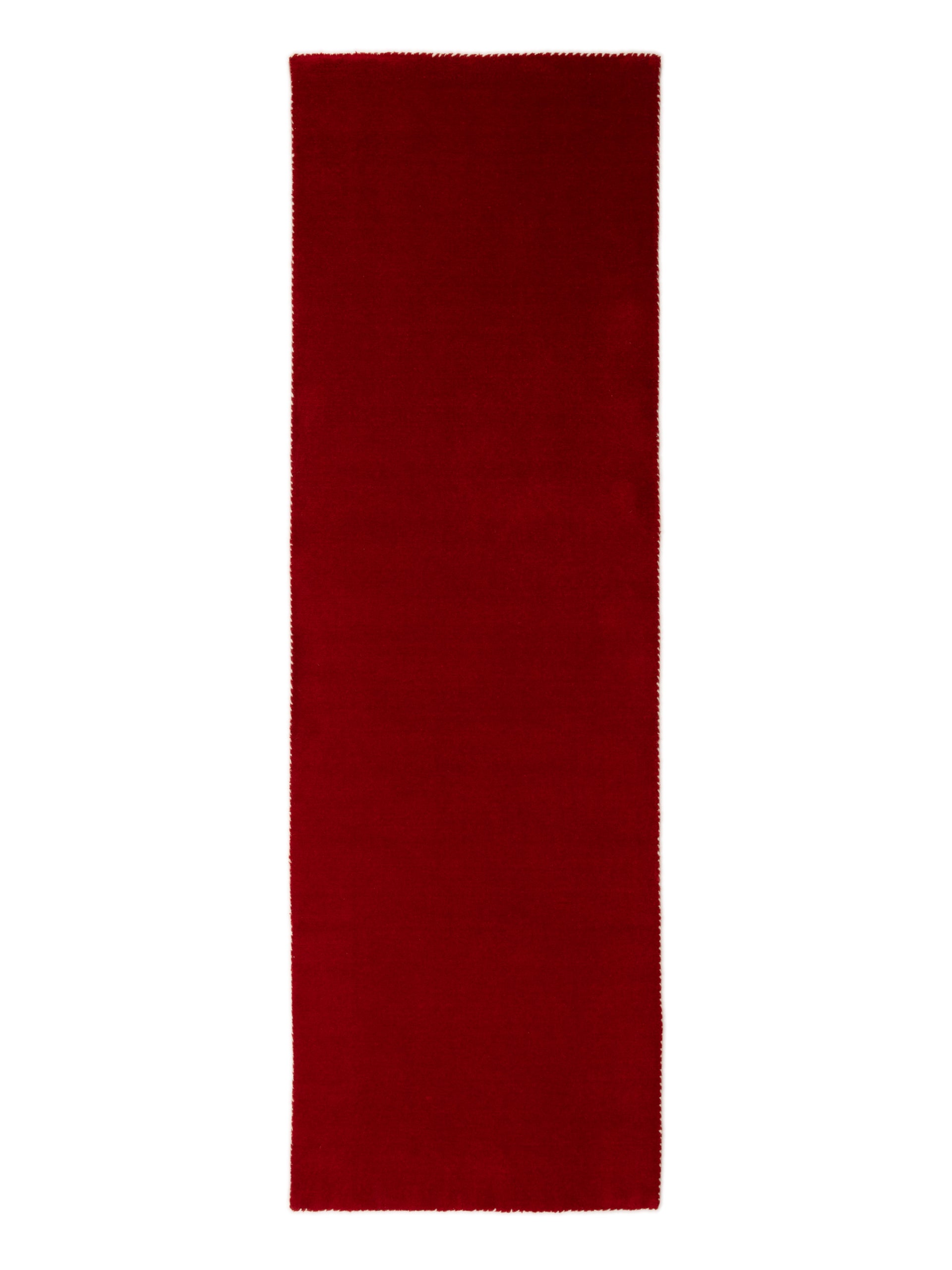 Wollteppich Gabbeh Lola Läufer Rot aus Wolle