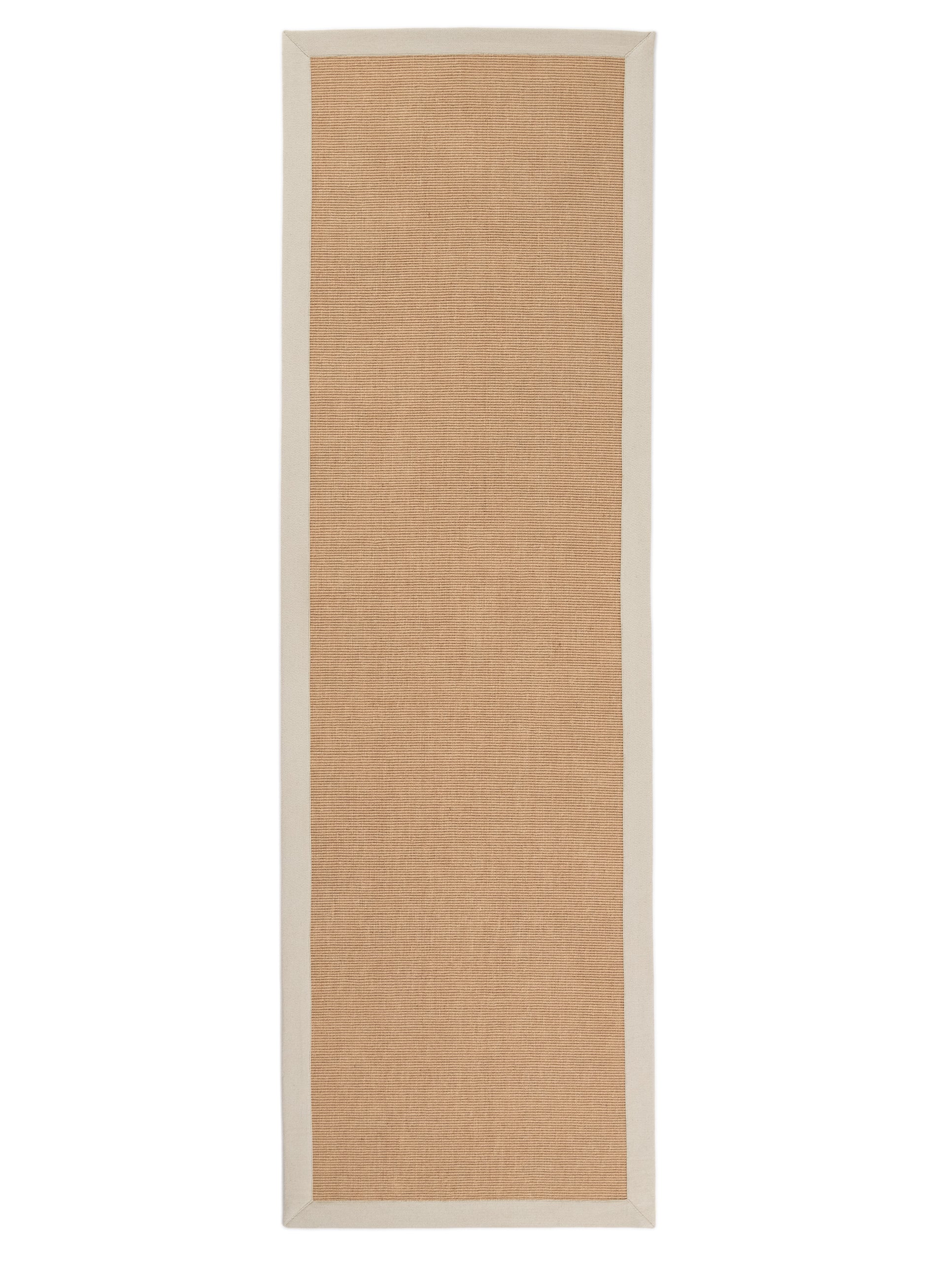 Sisalteppich Läufer Creme in creme aus sisal/jute