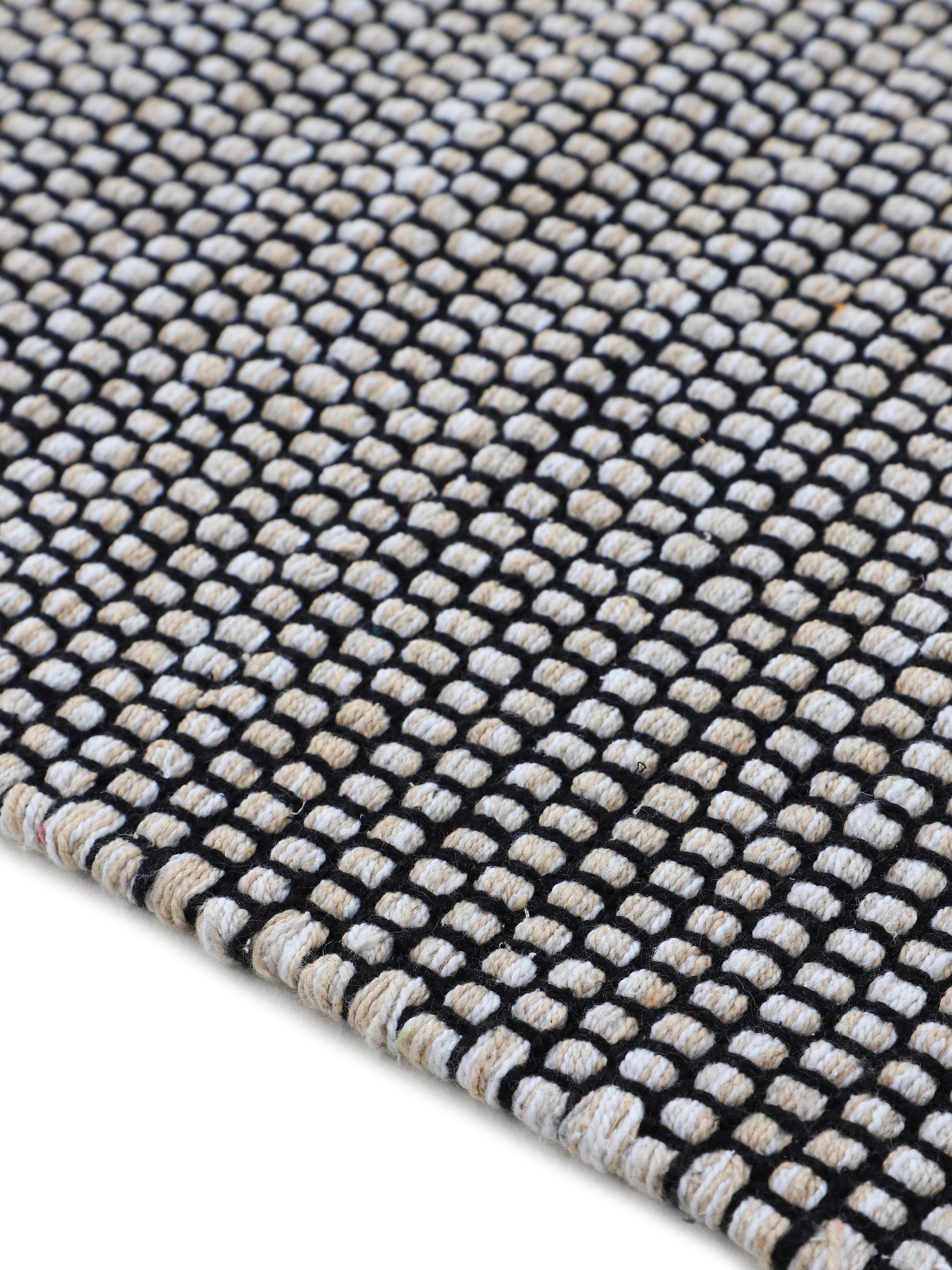 Flachgewebeteppich Kelim Mia Läufer Beige in beige aus baumwolle