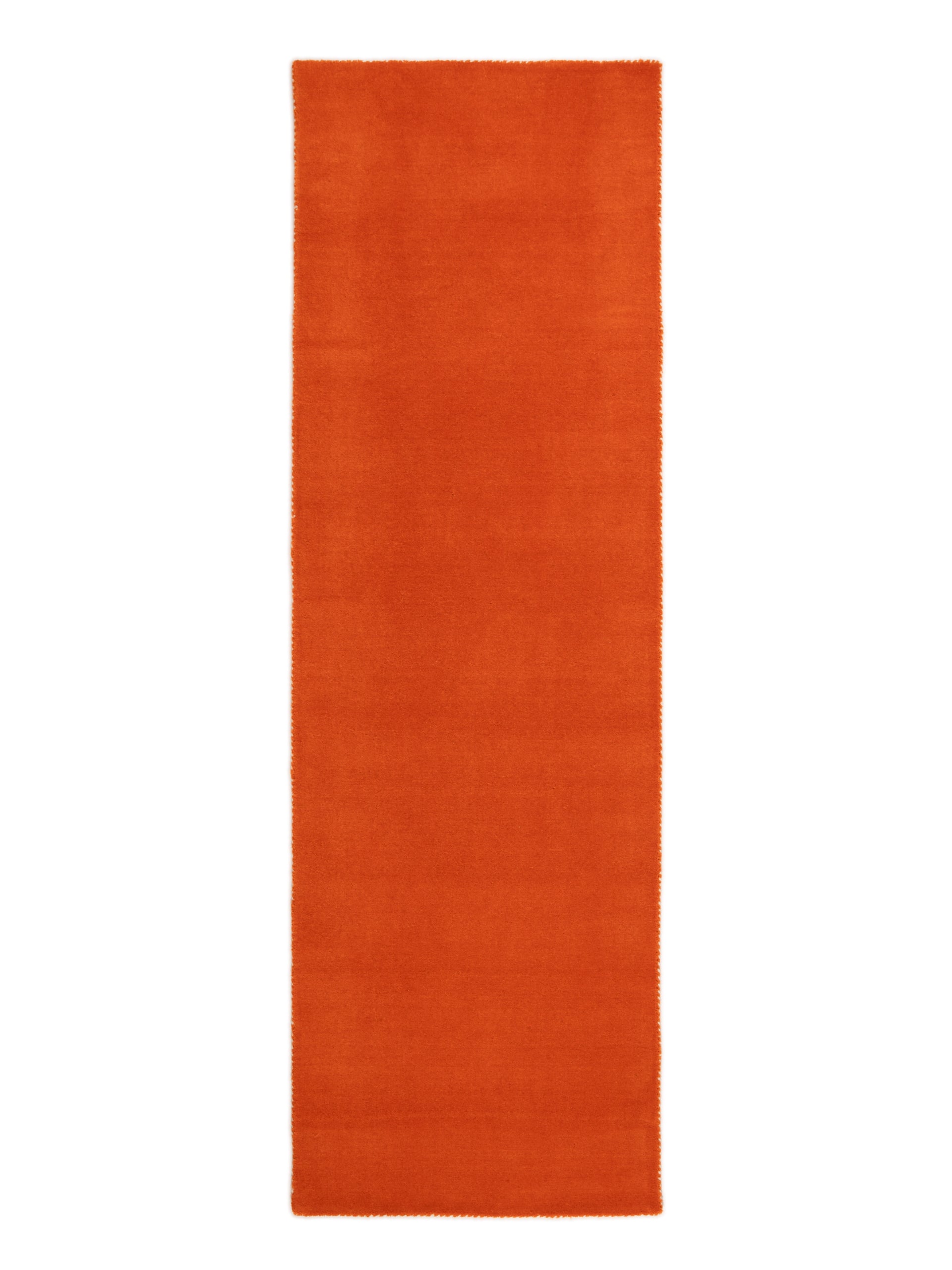 Wollteppich Gabbeh Lola Läufer Orange aus Wolle