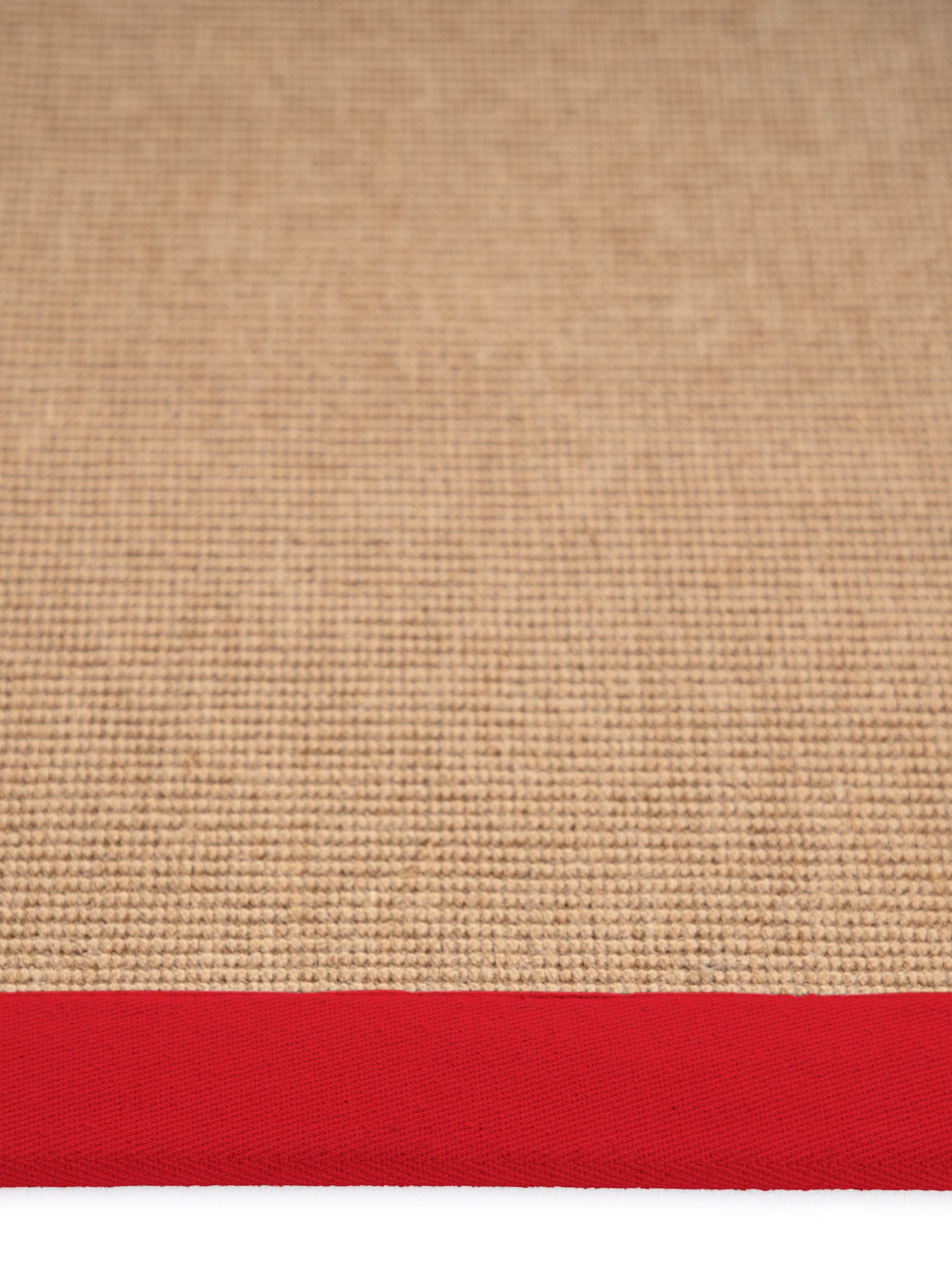 Sisalteppich Läufer Rot aus Sisal/Jute