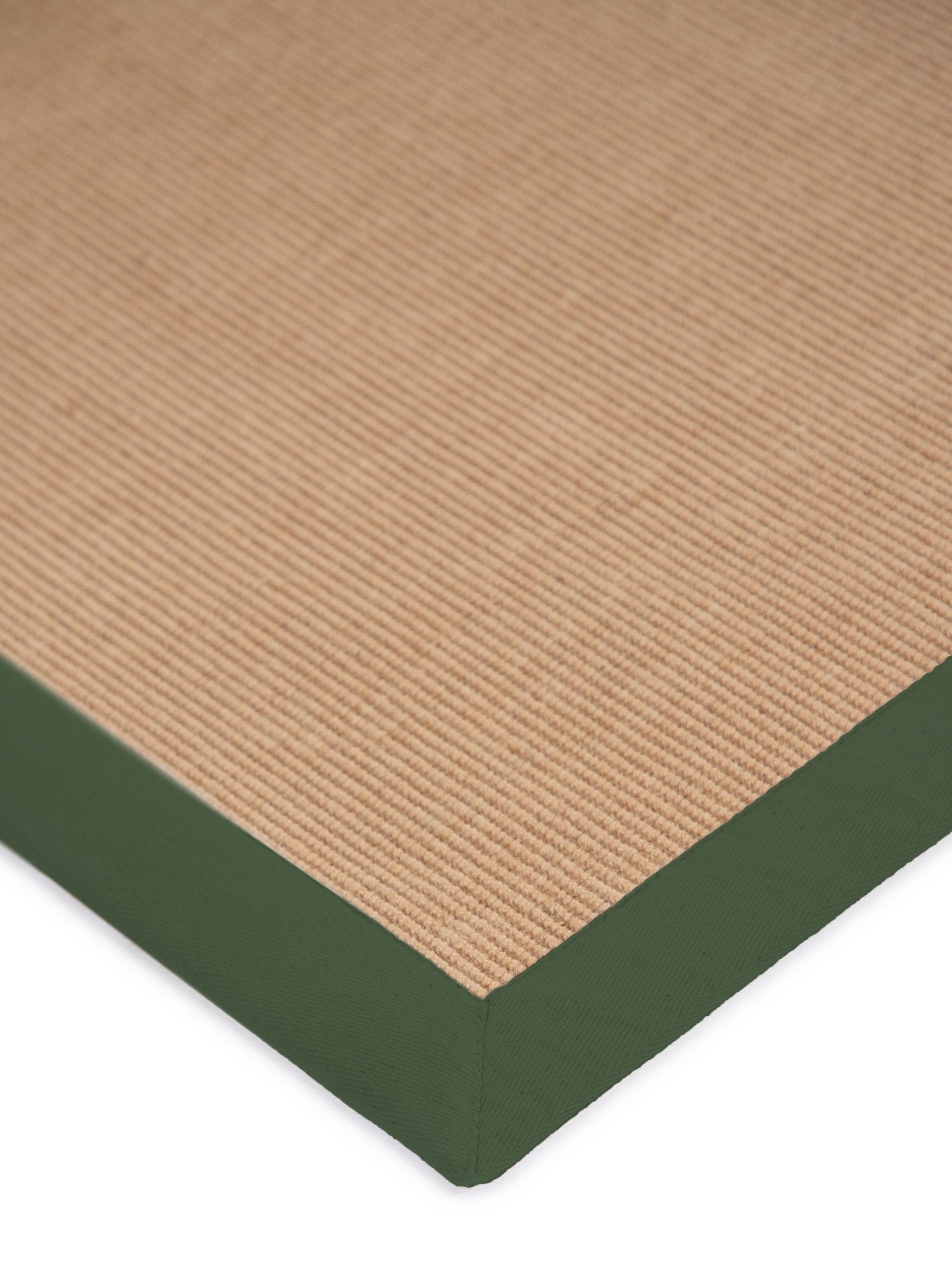 Sisalteppich Läufer Grün in grün aus sisal/jute