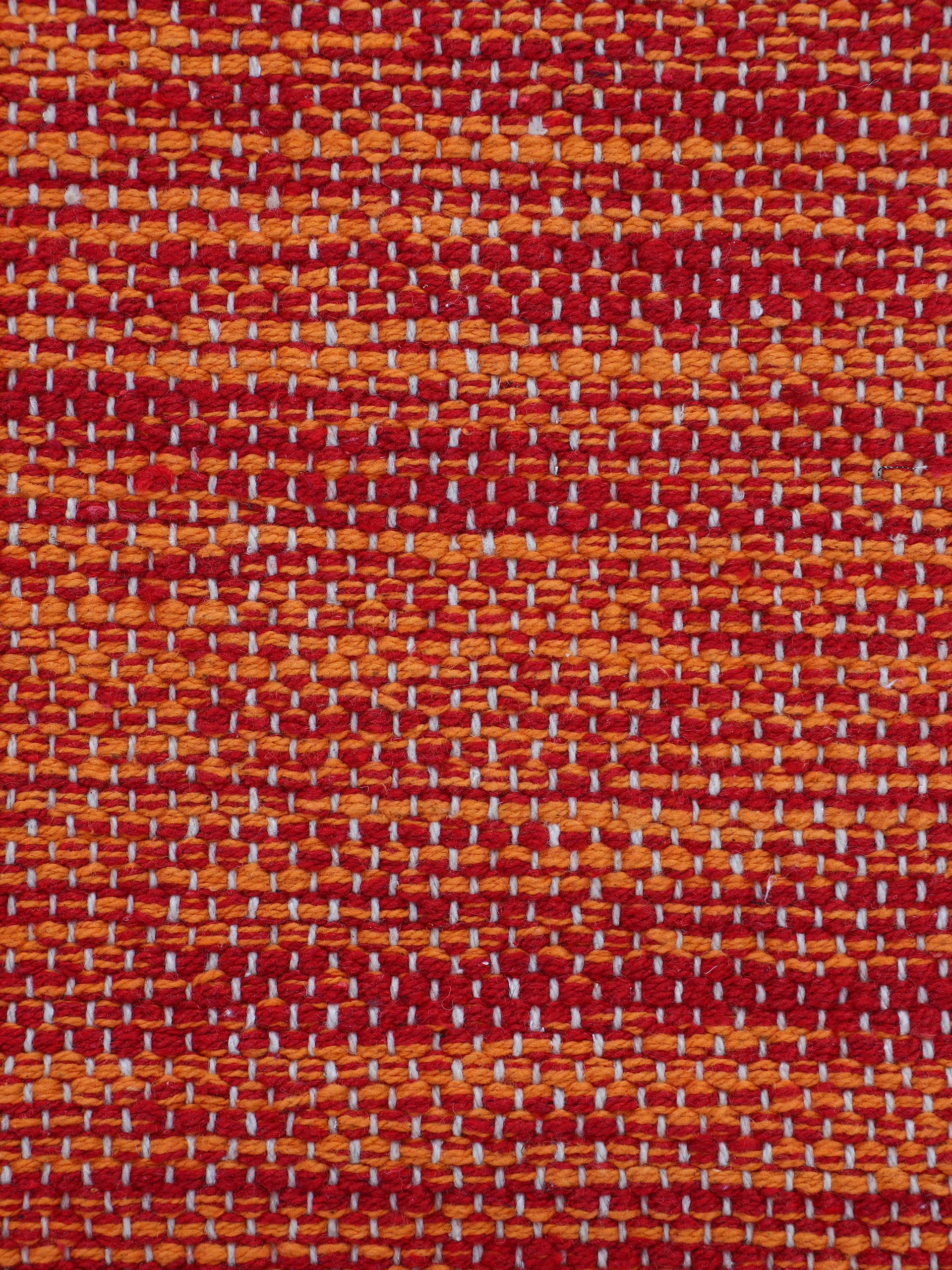 Flachgewebeteppich Kelim Azizi Läufer Orange in orange aus baumwolle