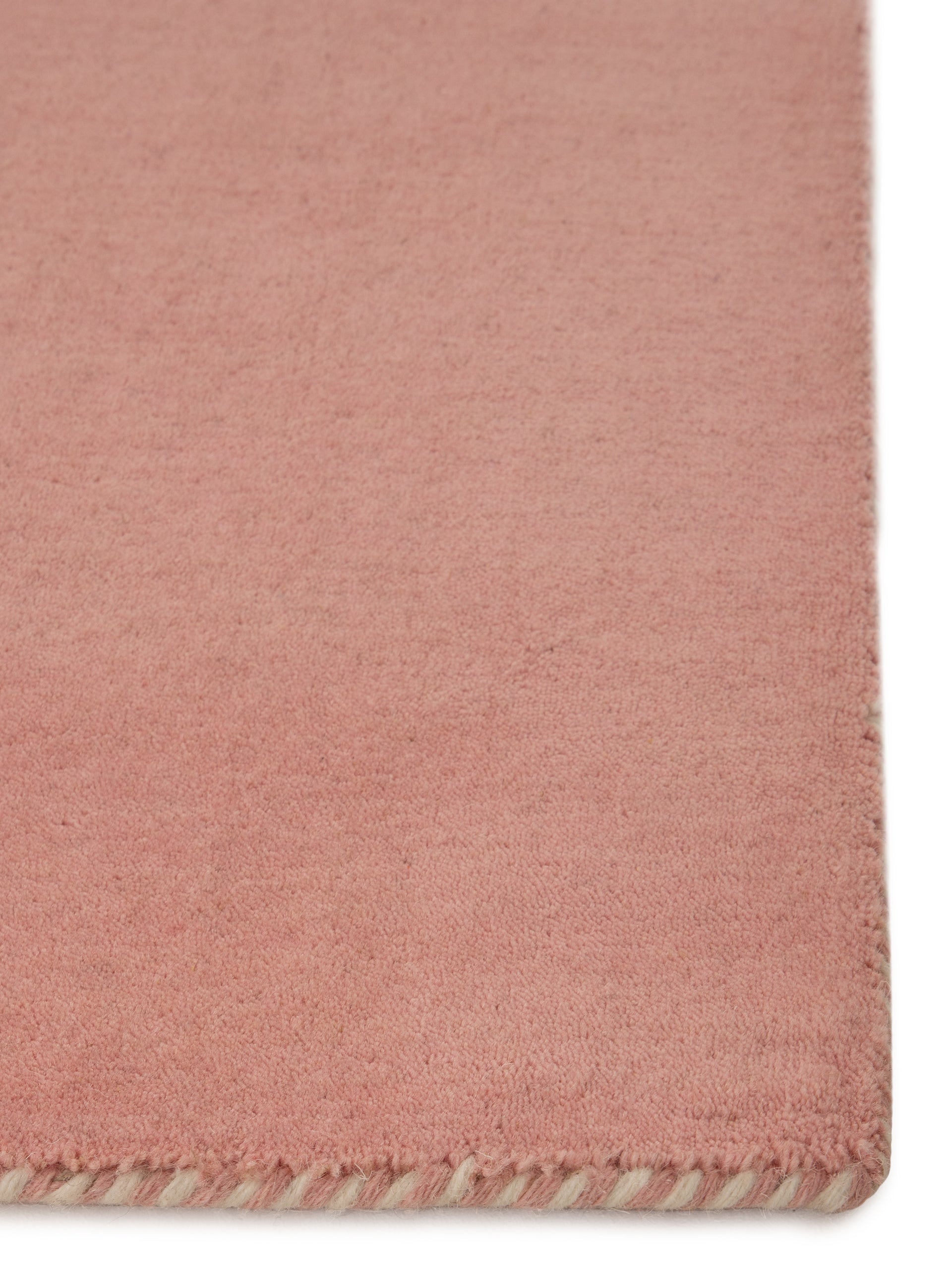 Wollteppich Gabbeh Lola Läufer Rosa aus Wolle