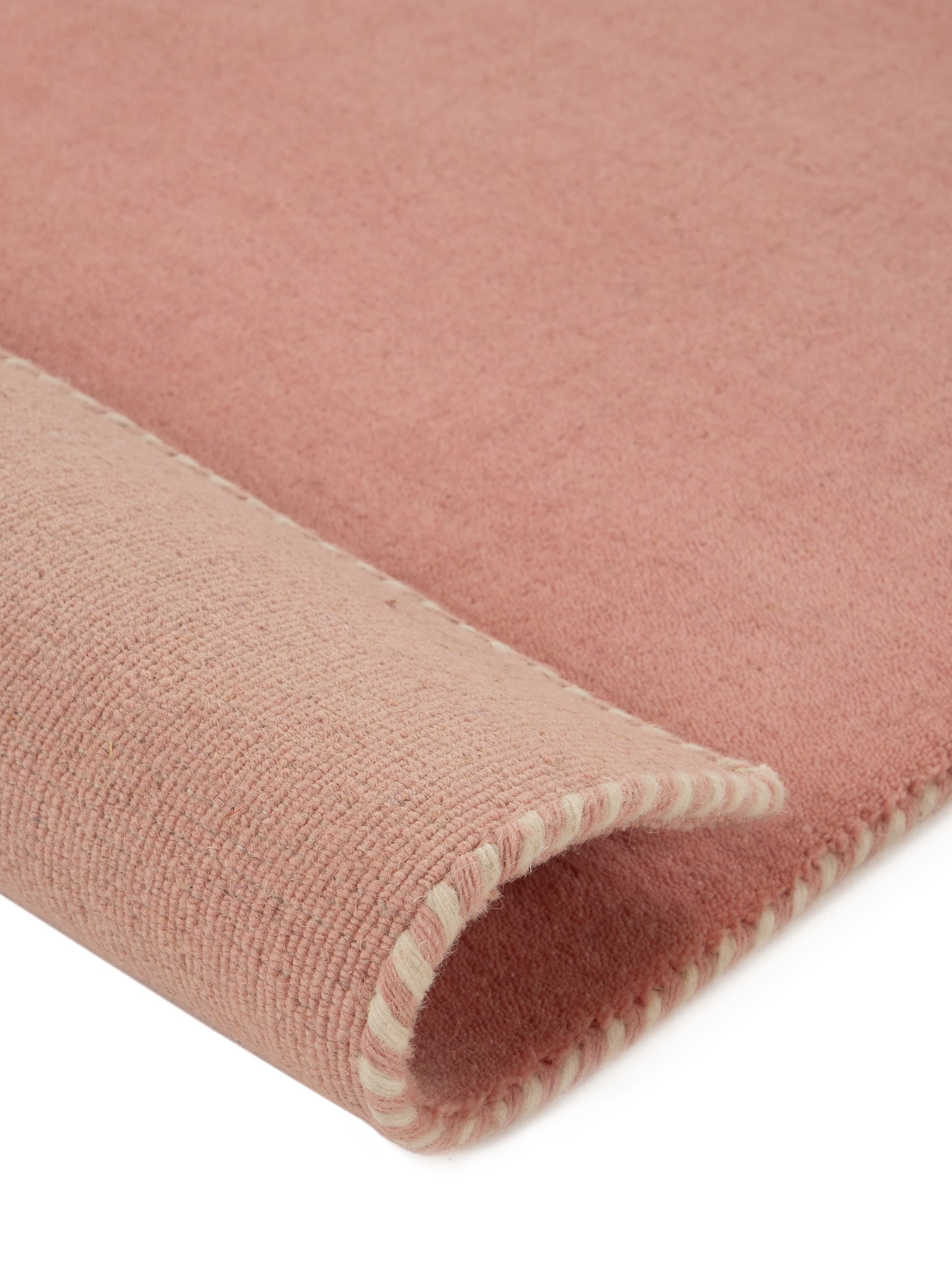 Wollteppich Gabbeh Lola Läufer Rosa aus Wolle