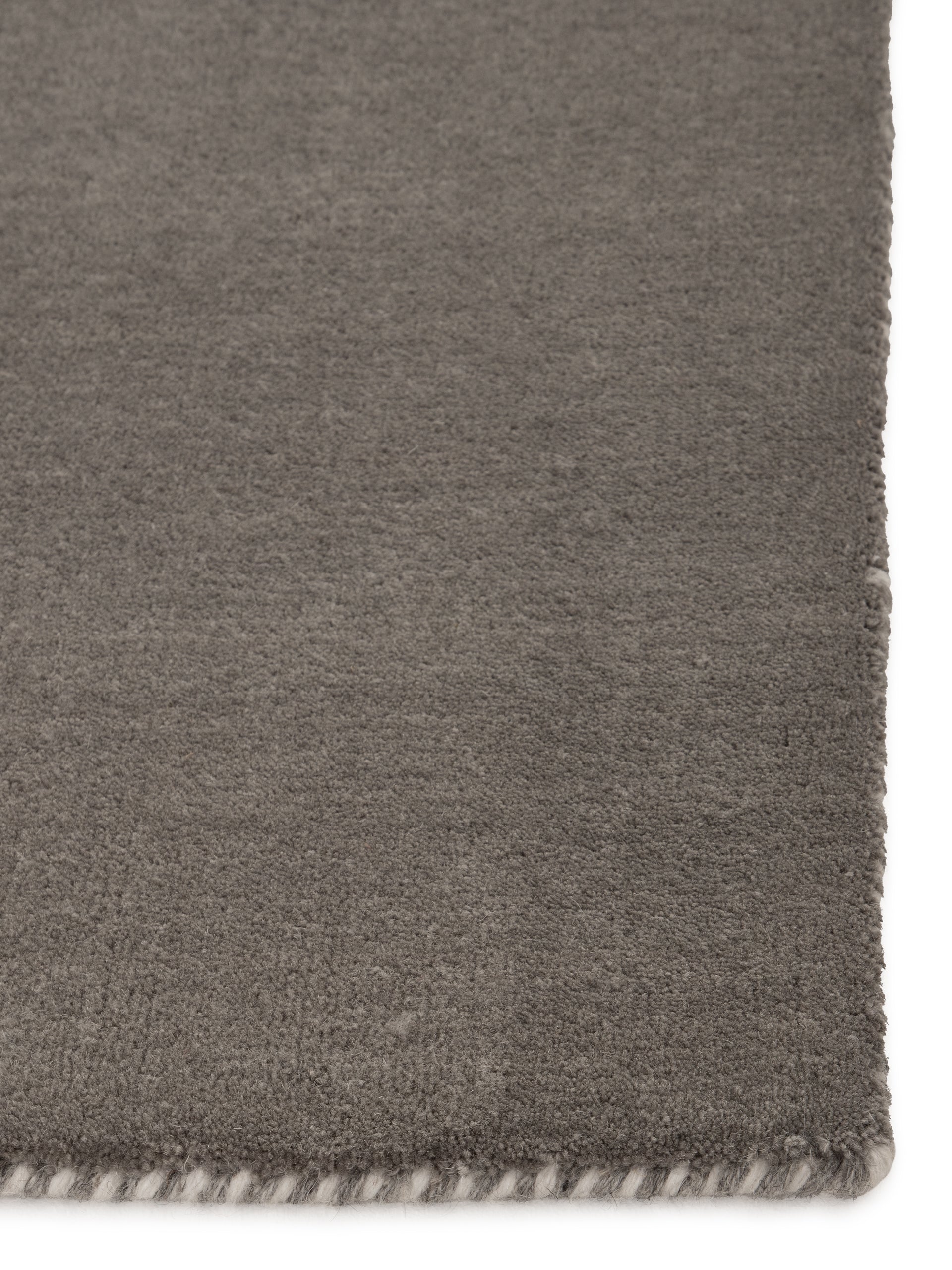 Wollteppich Gabbeh Lola Grau aus Wolle