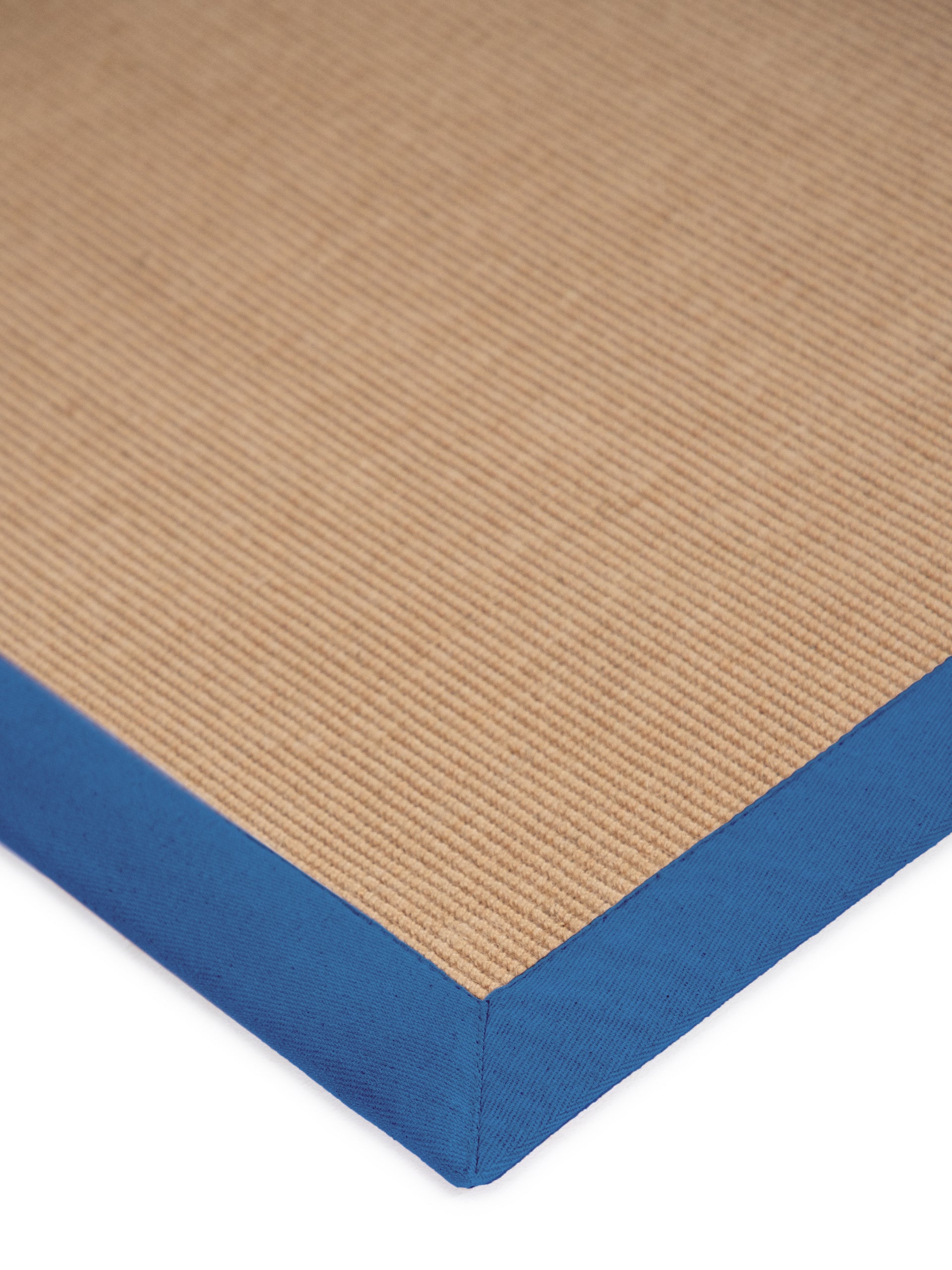 Sisalteppich Läufer Blau in blau aus sisal/jute