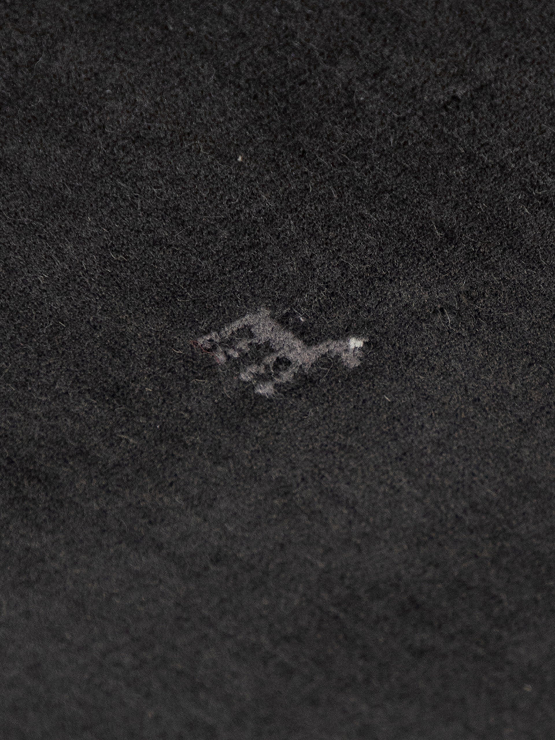 Wollteppich Gabbeh Uni Quadratisch Schwarz in schwarz aus wolle